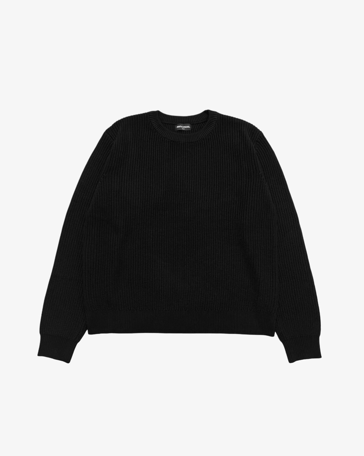 Midnight Black Knit Sweater