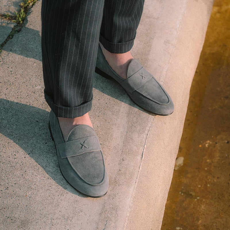 Mens Grigio Centesimo Penny Loafer Product Image 1