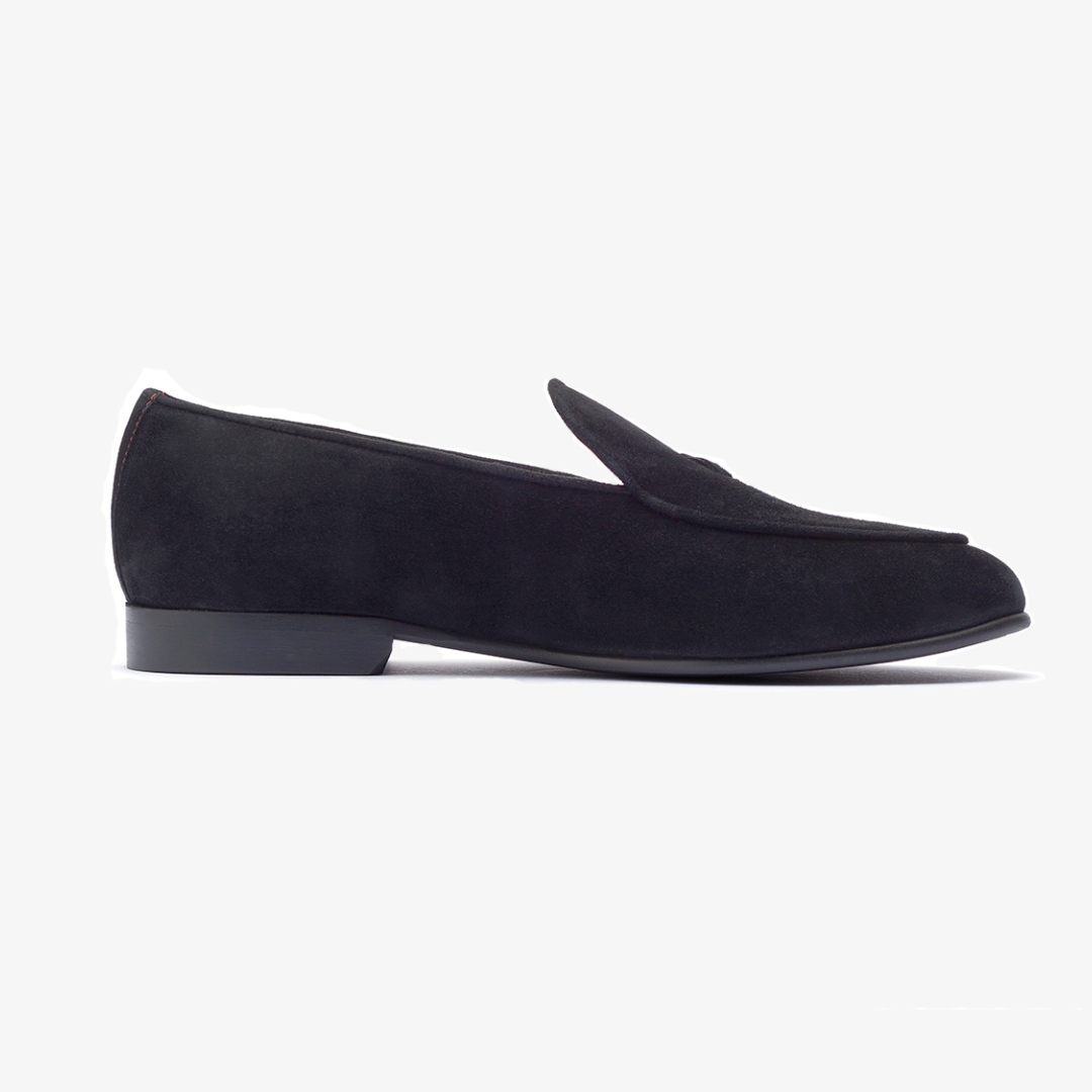 Men's Black Suede Milano Loafer