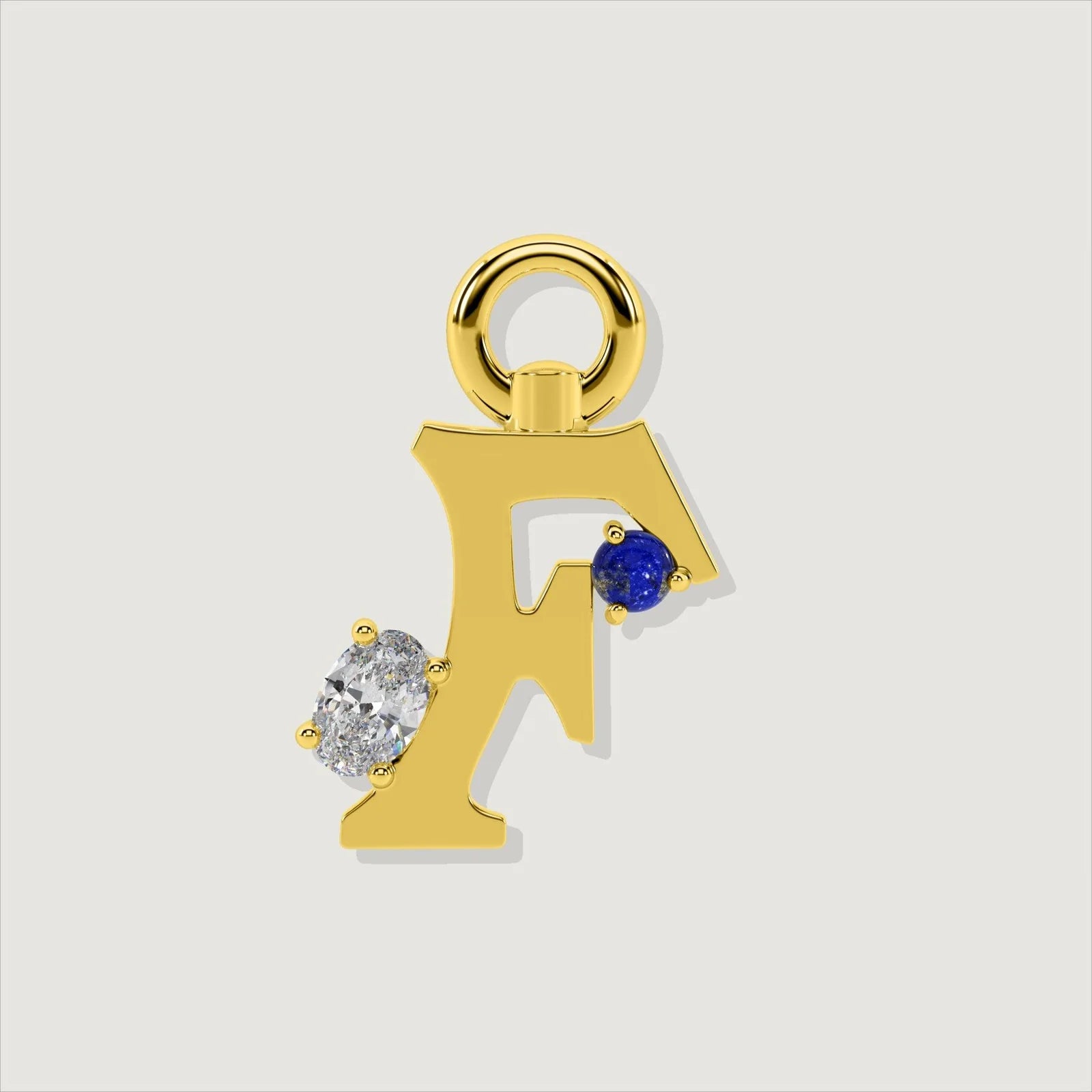 The Amare Letter F Charm