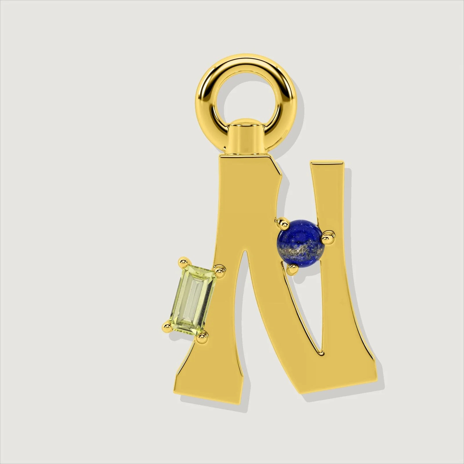 The Amare Letter N Charm