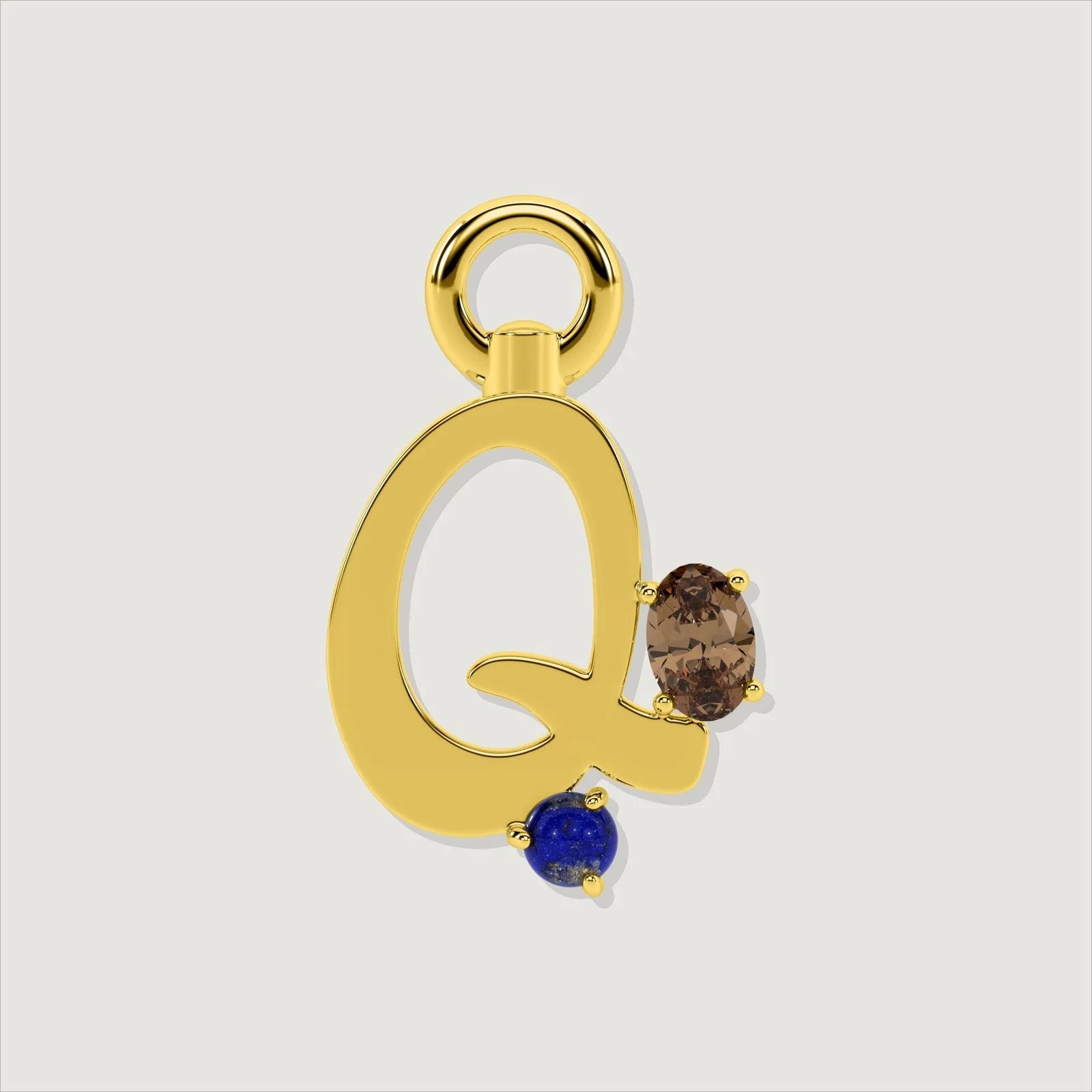 The Amare Letter Q Charm
