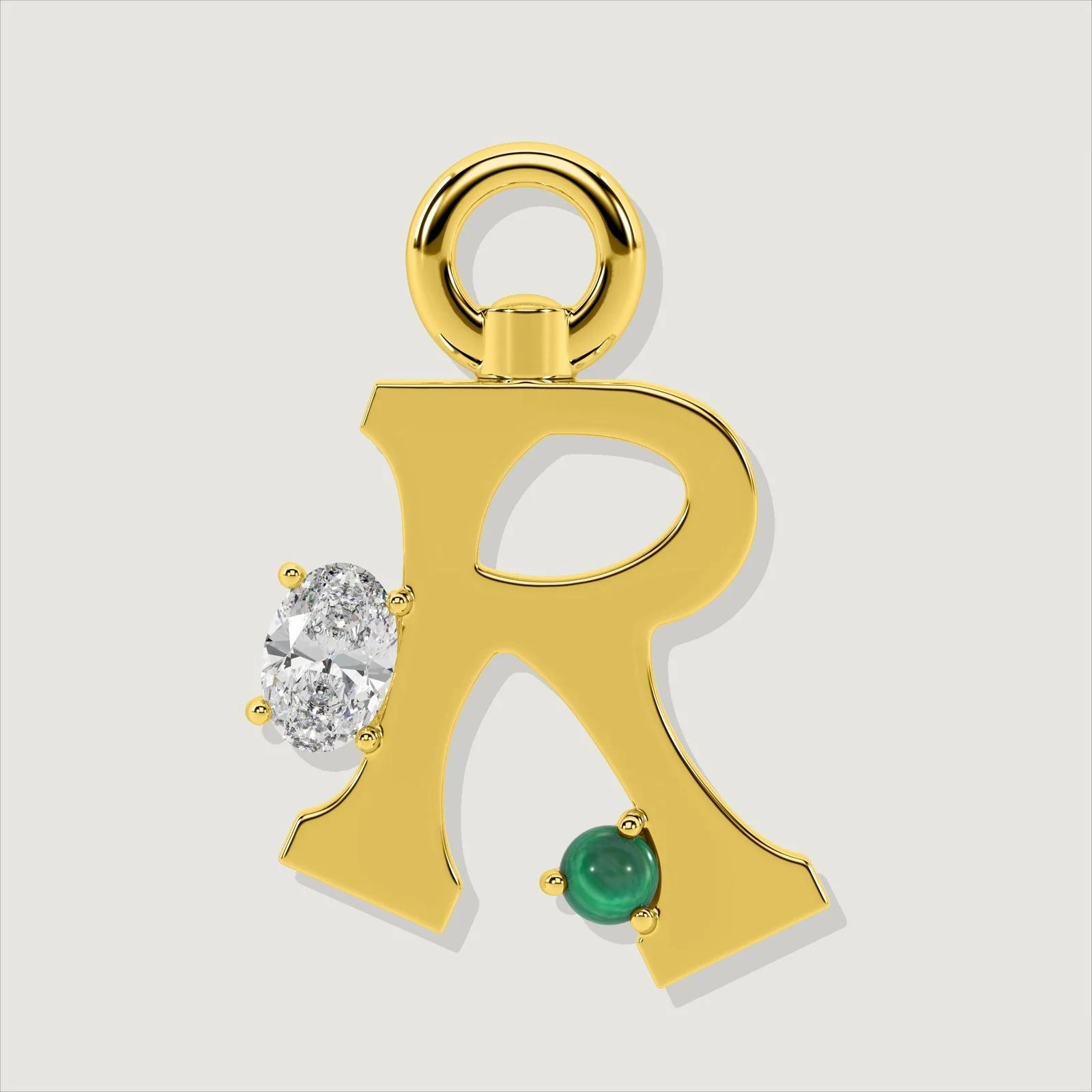 The Amare Letter R Charm