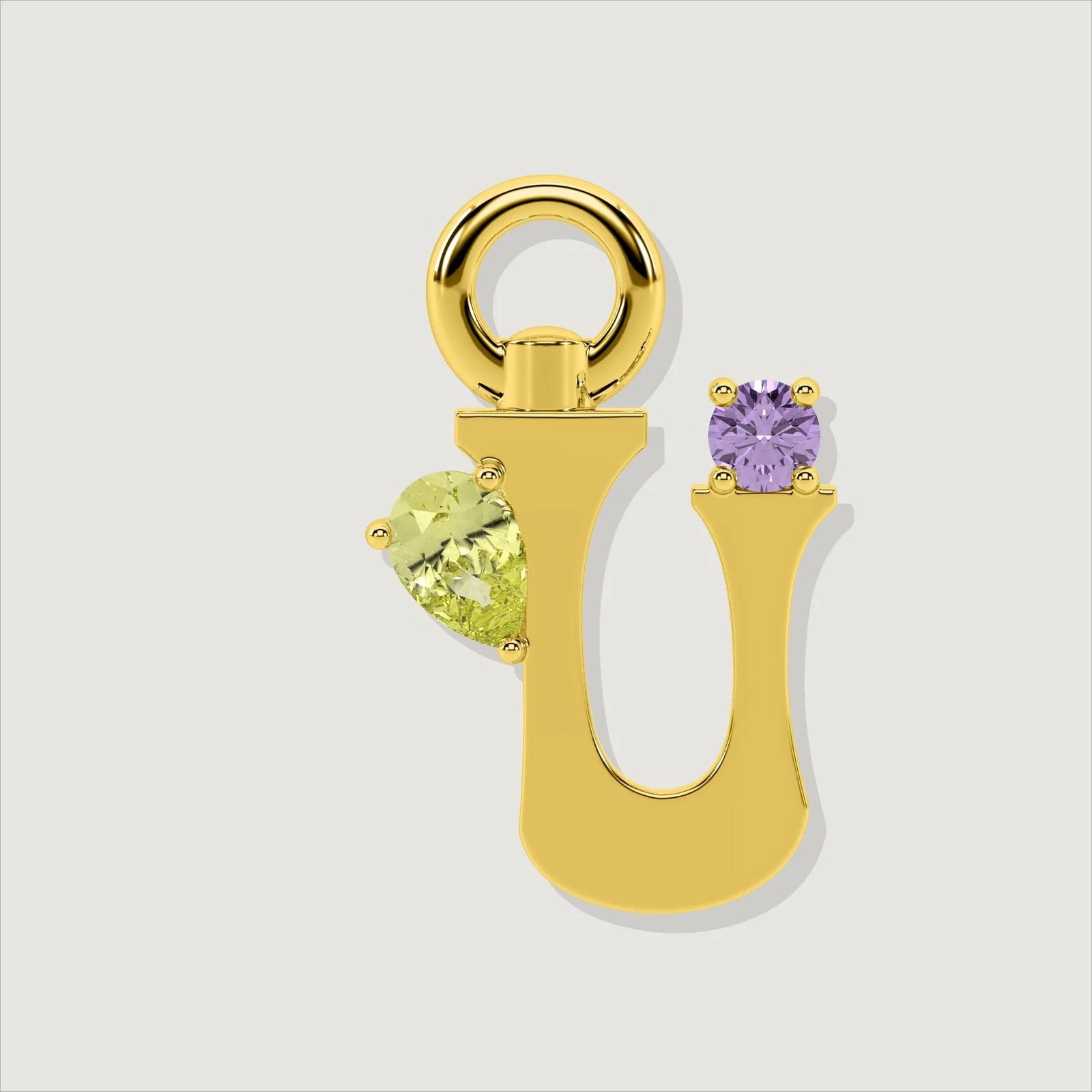 The Amare Letter U Charm