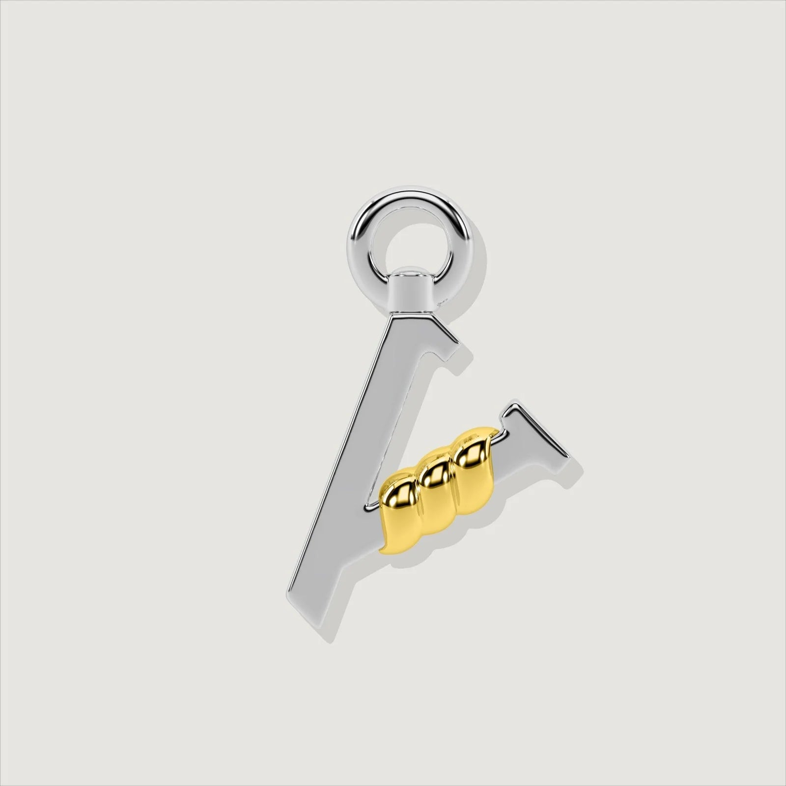 The Unius Letter V Charm