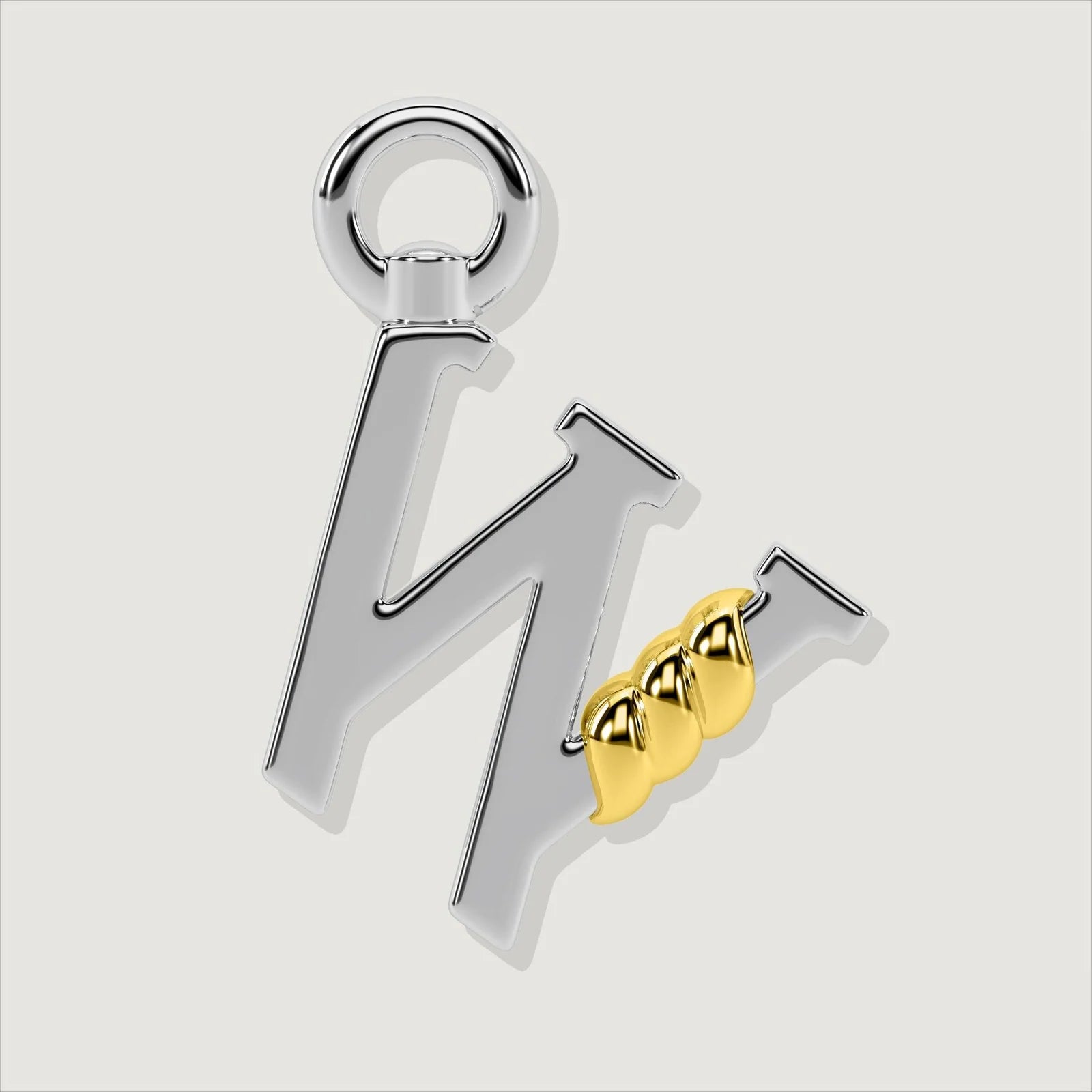 The Unius Letter W Charm