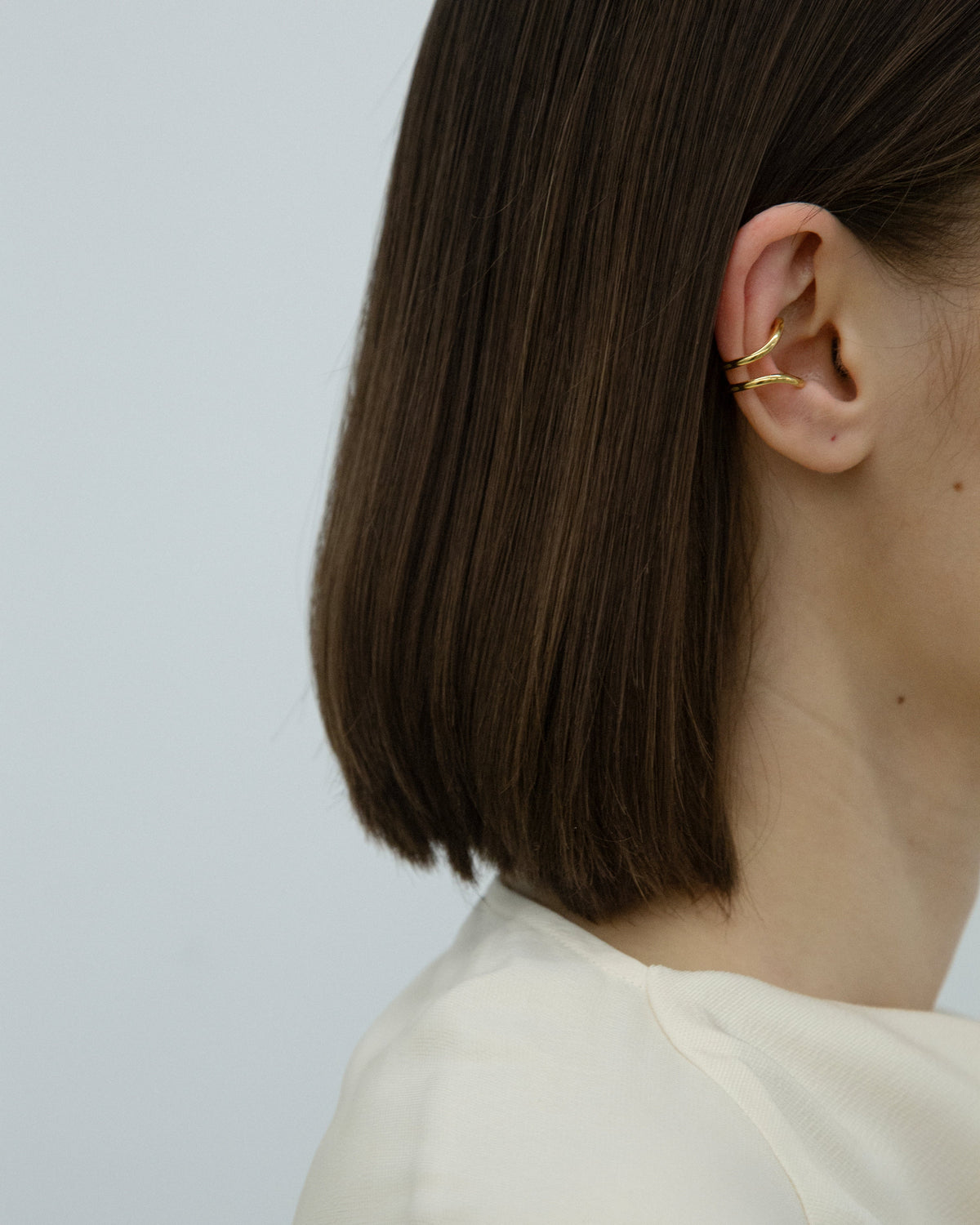 Double Vault Ear Cuff – 18K Gold Vermeil