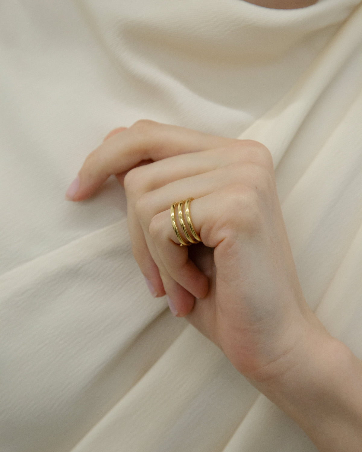 Axis III Ring – 18K Gold Vermeil