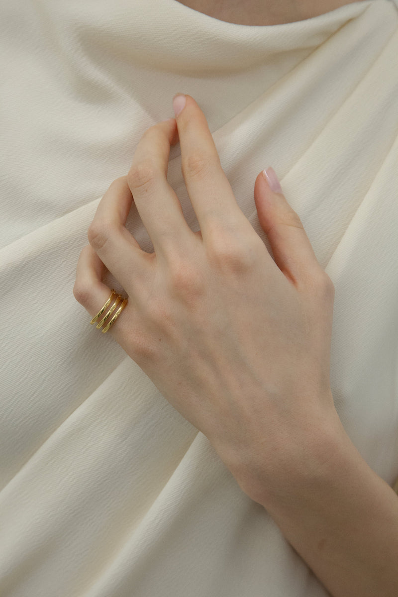 Axis III Ring – 18K Gold Vermeil