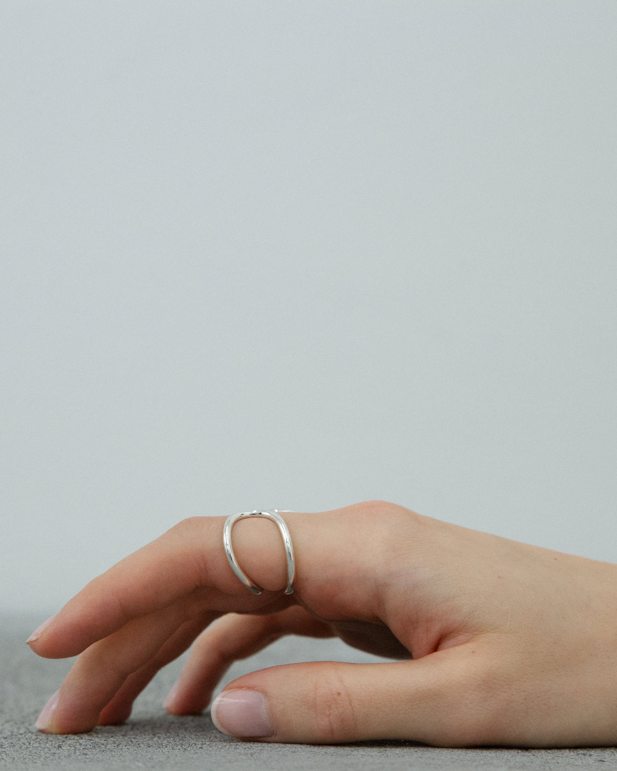 Embrace Ring – Sterling Silver