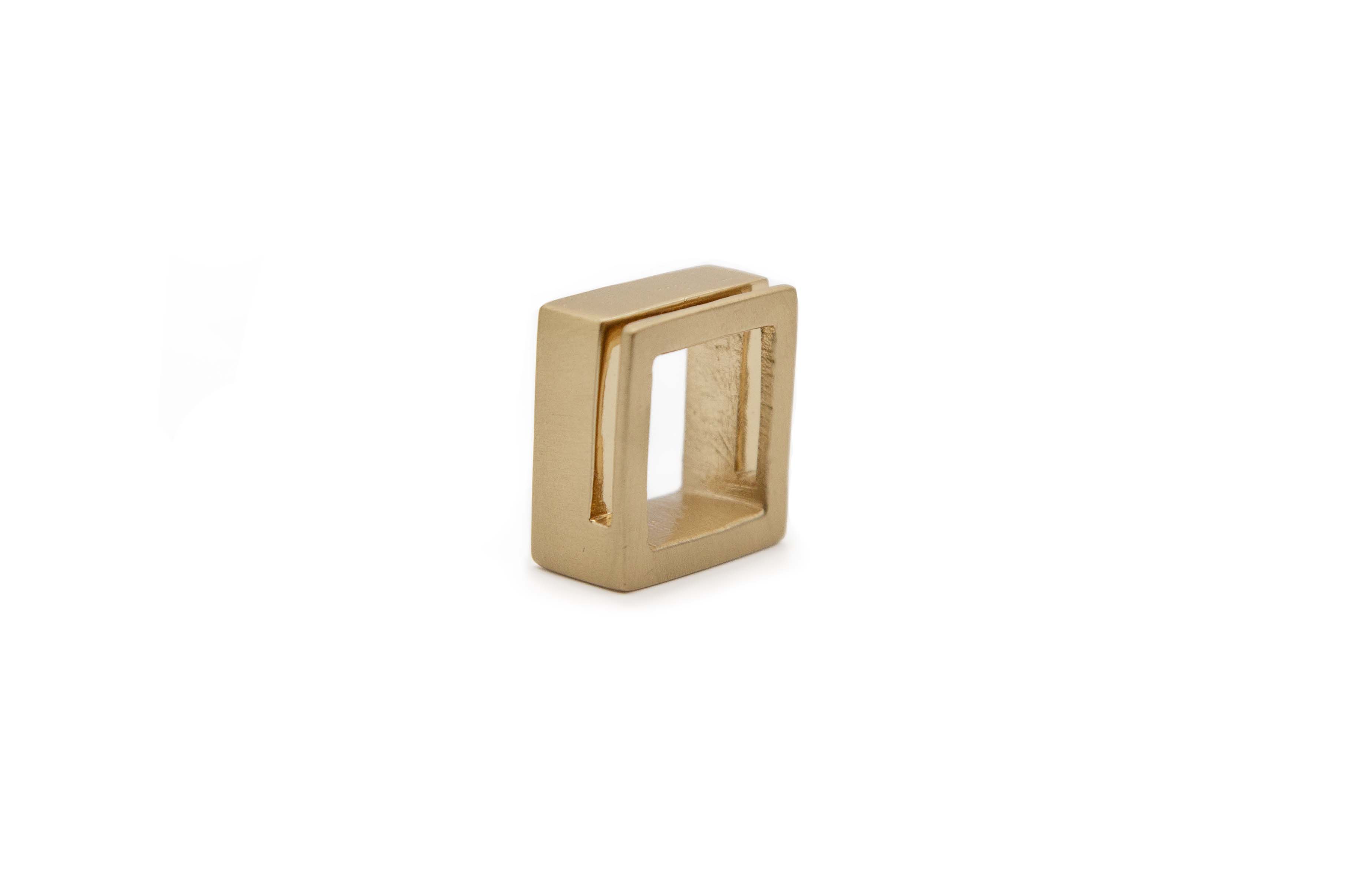 NUMBER 4 24K gold-plated brass Ring