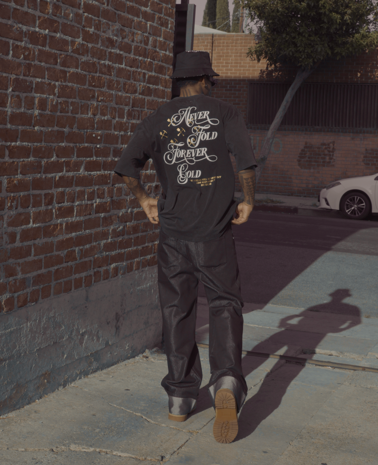 Never Fold Autograph Logo Tee