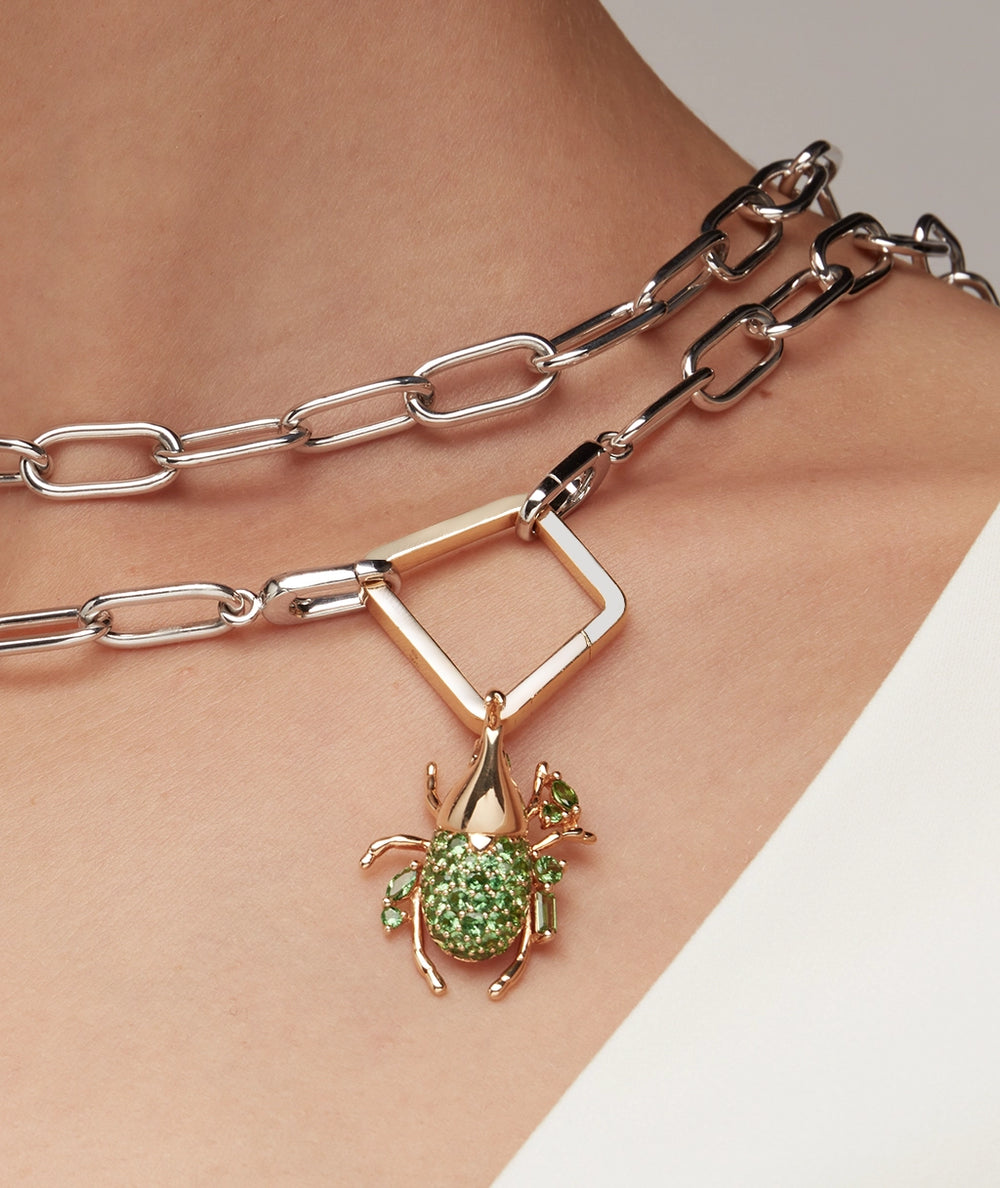 The Gilded Beetle Charm