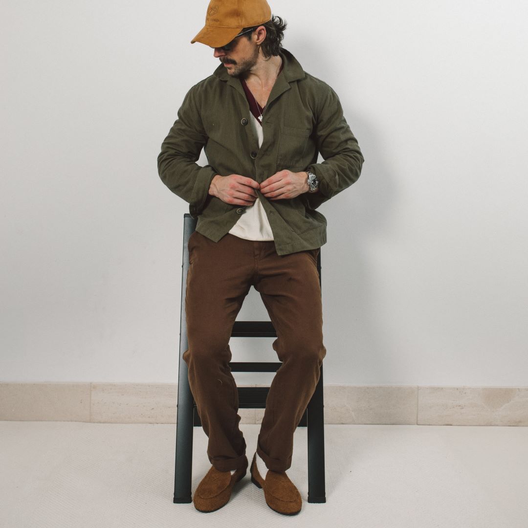 Men's Loafer Jacket - Olive