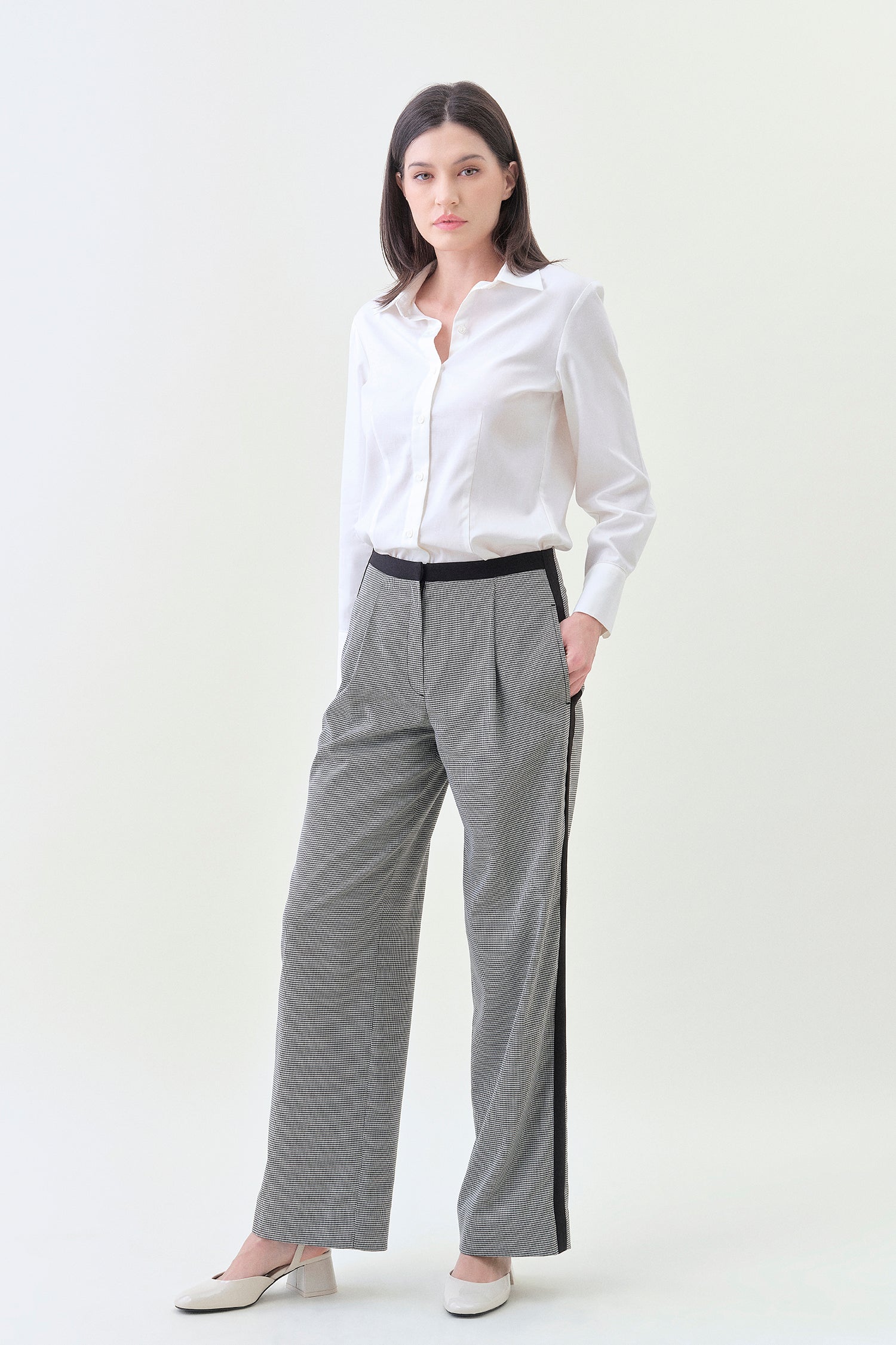 Pleated Wide Pant