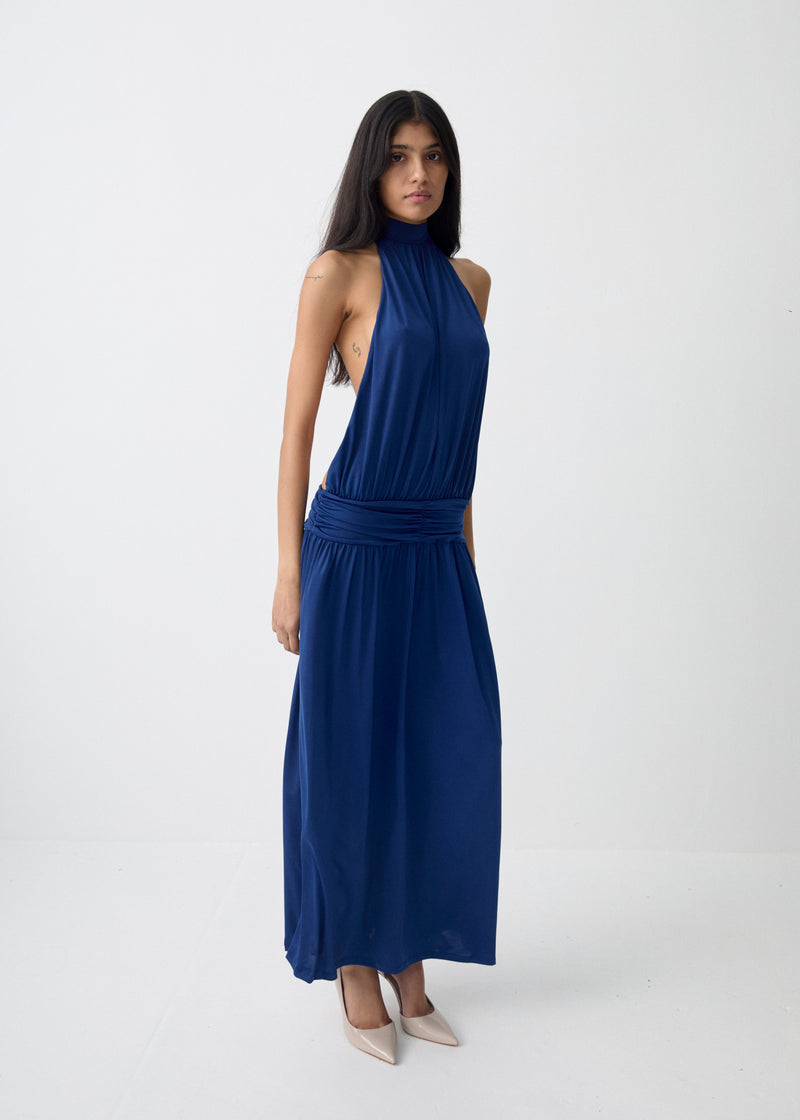 Reef Backless Dress – Dark Blue