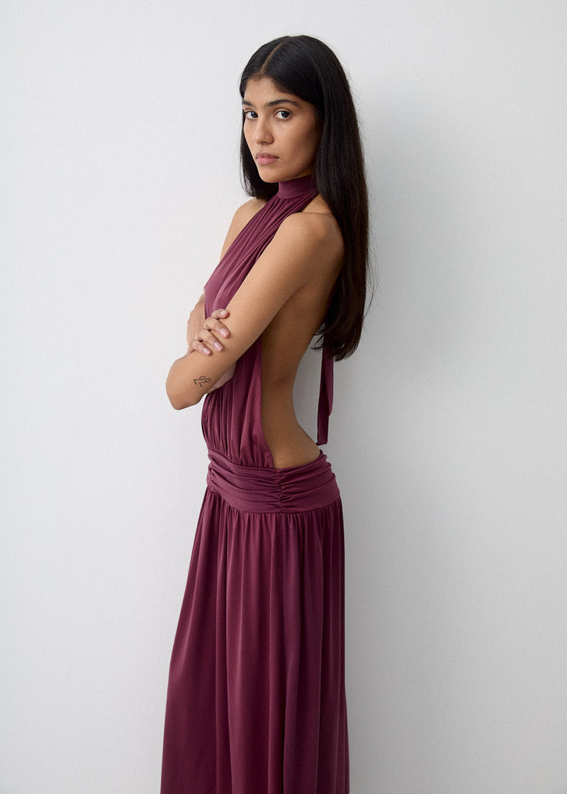 Reef Backless Dress – Violet
