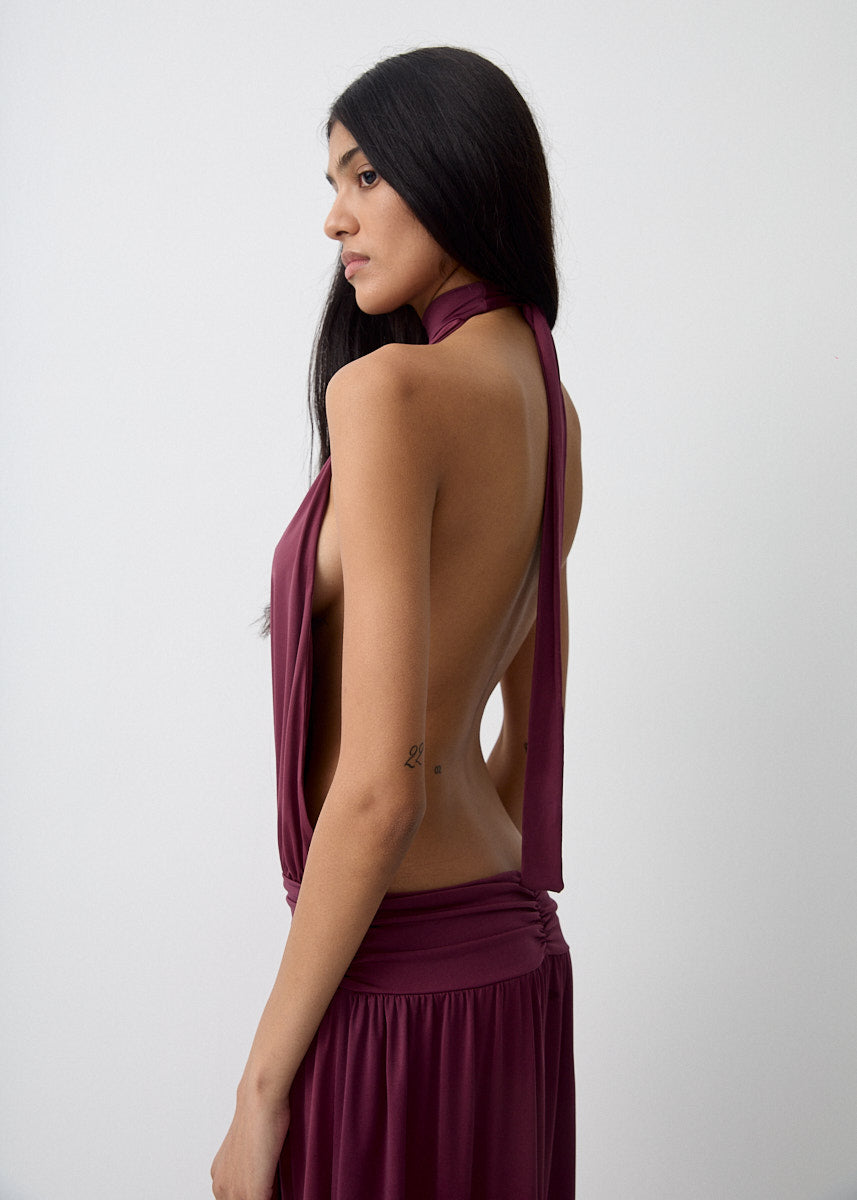 Reef Backless Dress – Violet