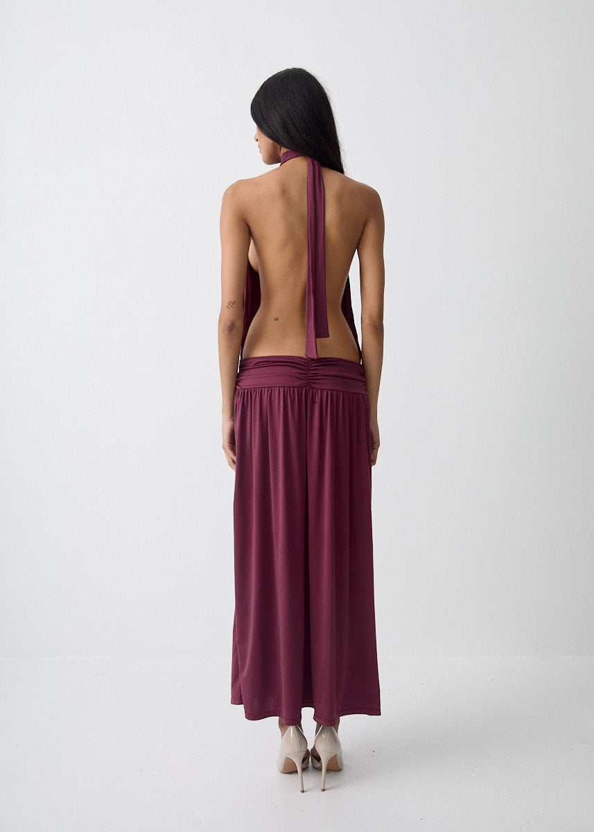 Reef Backless Dress – Violet
