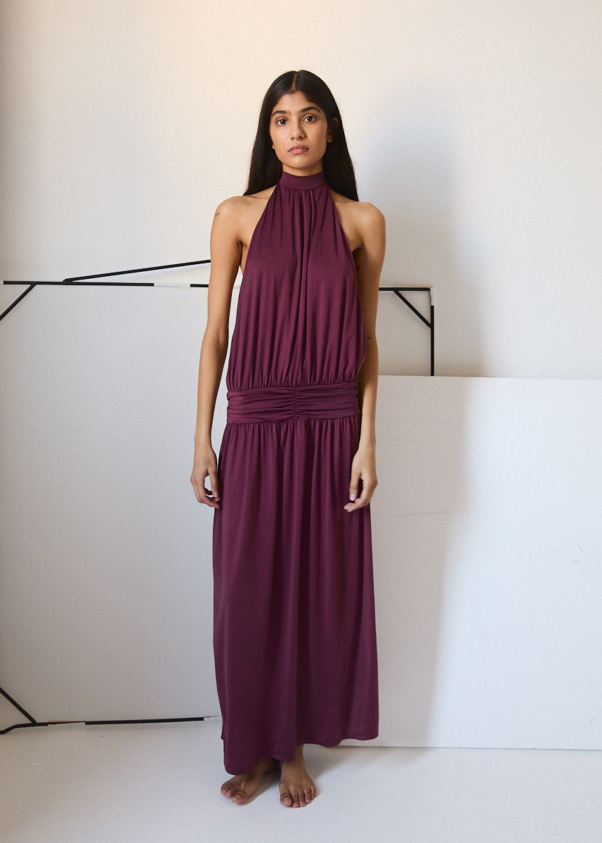 Reef Backless Dress – Violet