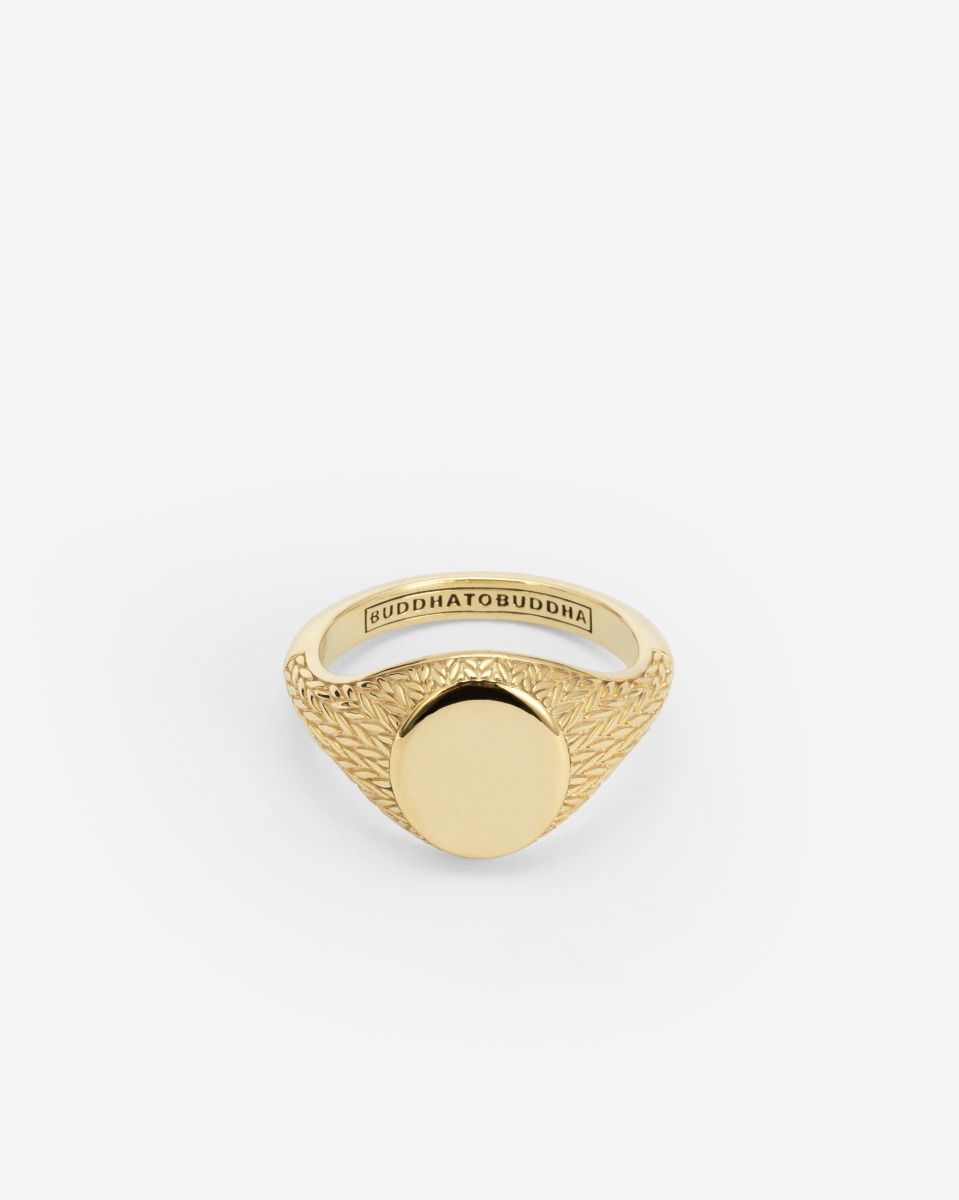 Ring Ellen Signet Gold Plated