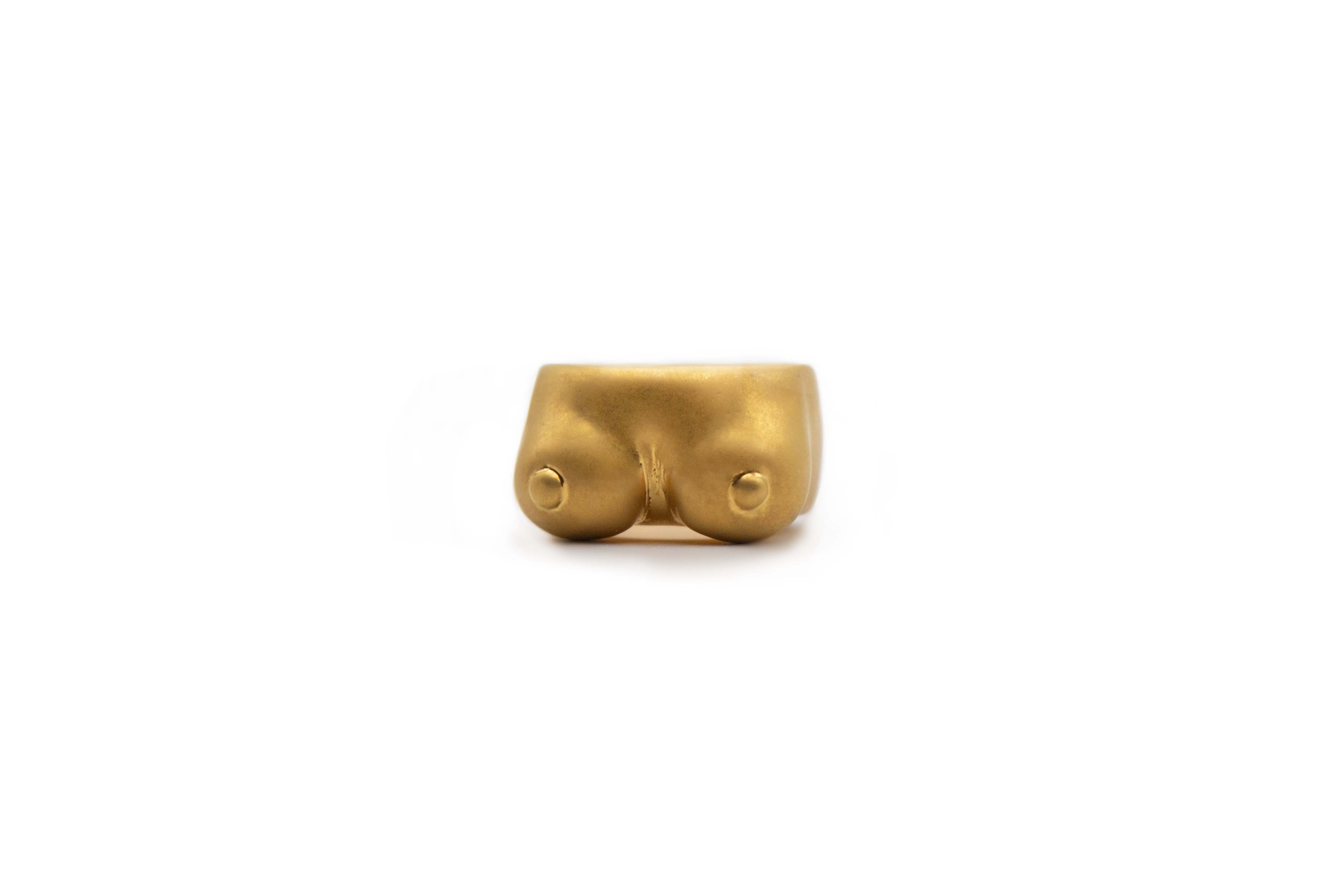 SILHOU 24K gold-plated brass Ring