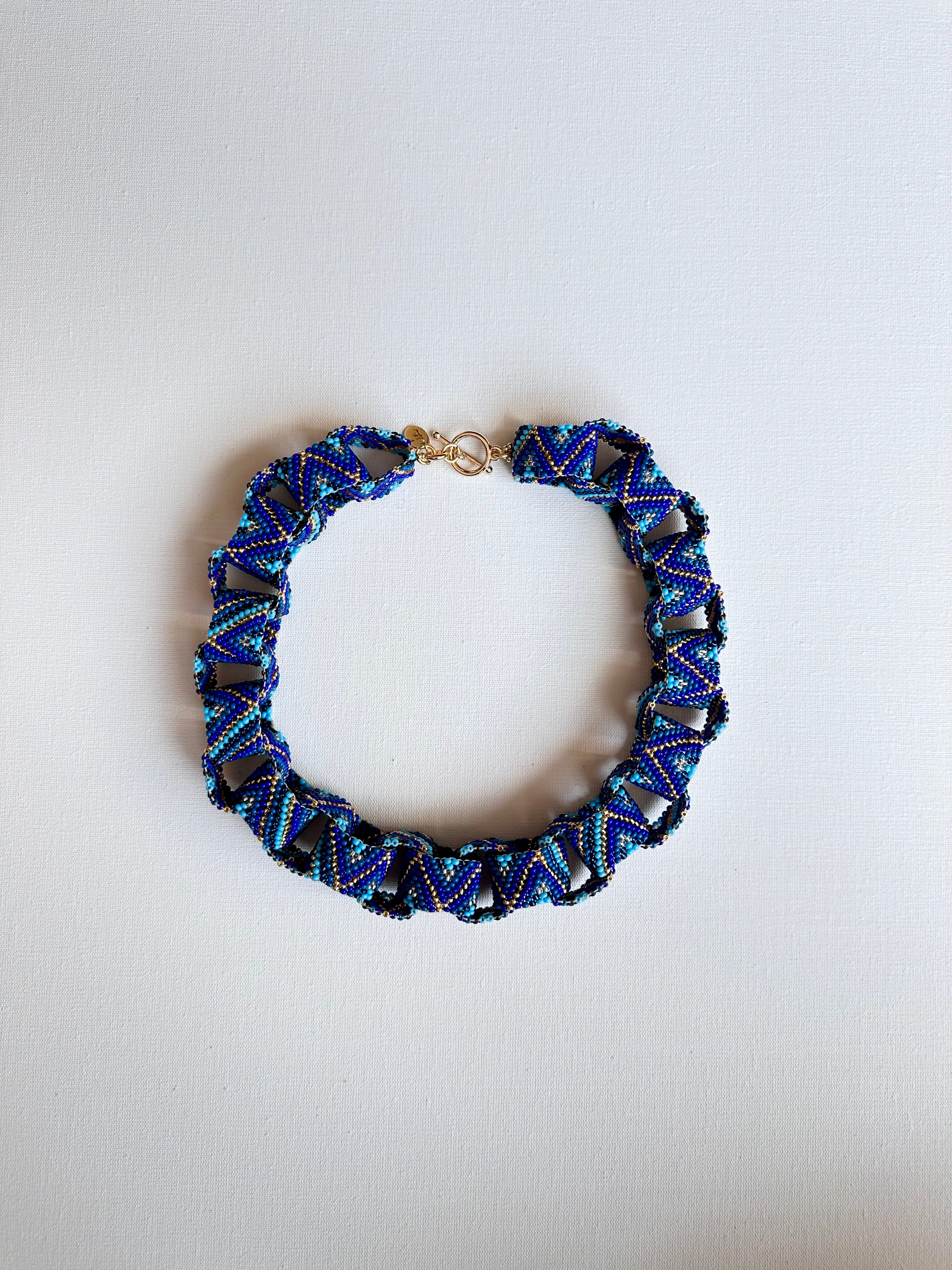 WORK OF THE BEADS LINK NECKLACES