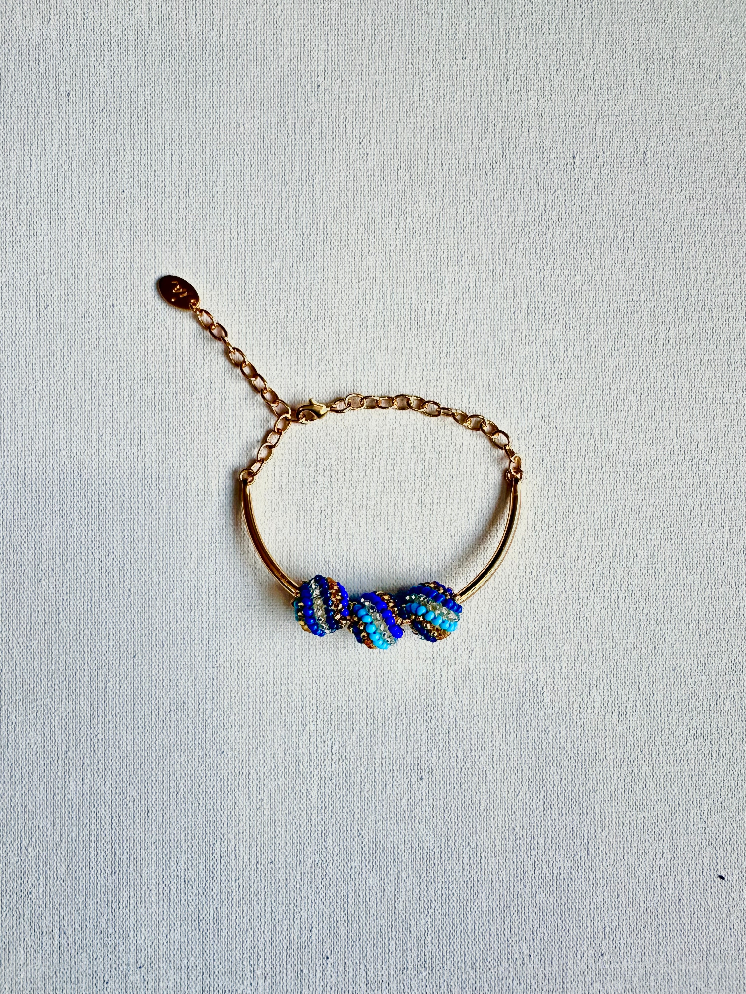 WORK OF THE BEADS BRACELET WITH 3 BEADS