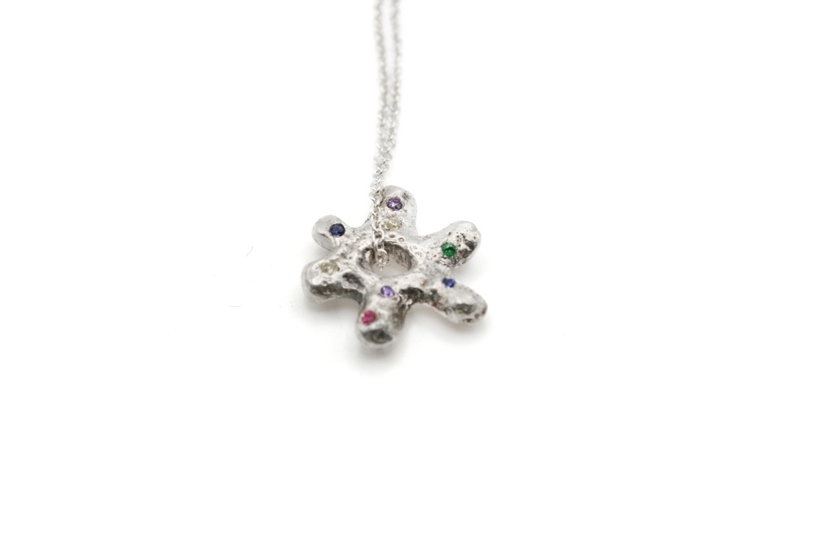 SOLO BLOOM 925 Sterling Silver Necklace