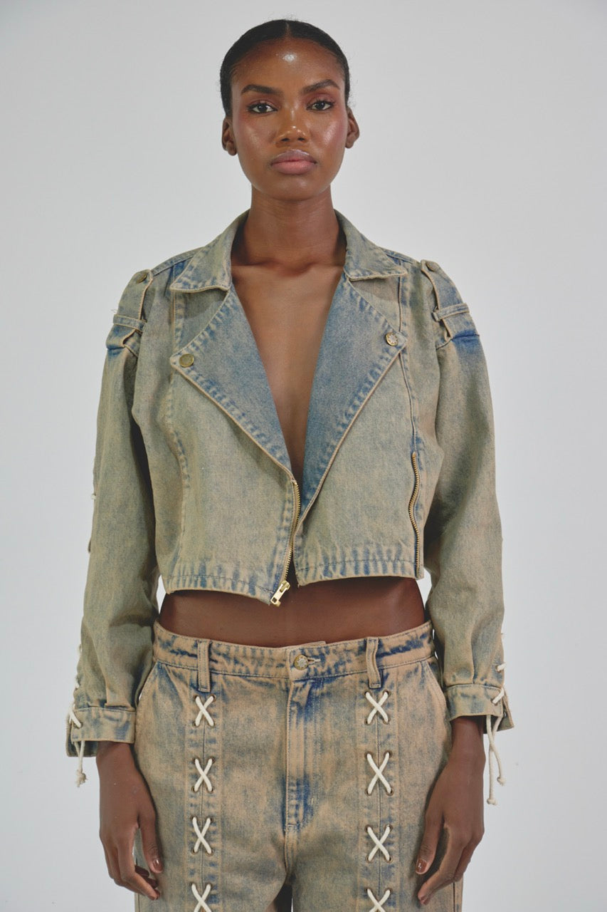 RIPPLE JACKET CROPPED