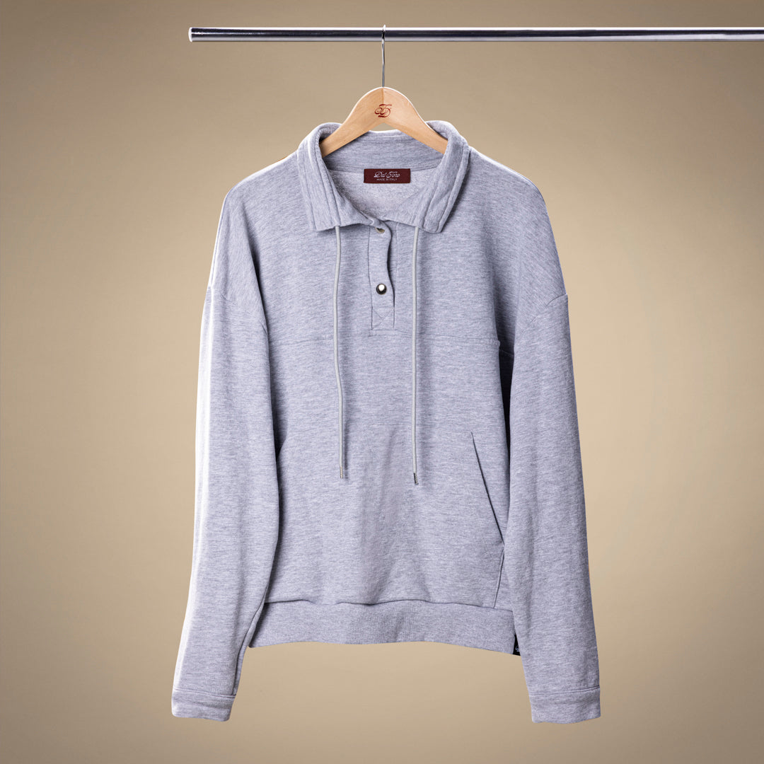 Men's Sailor Sweatshirt - Heather Grey