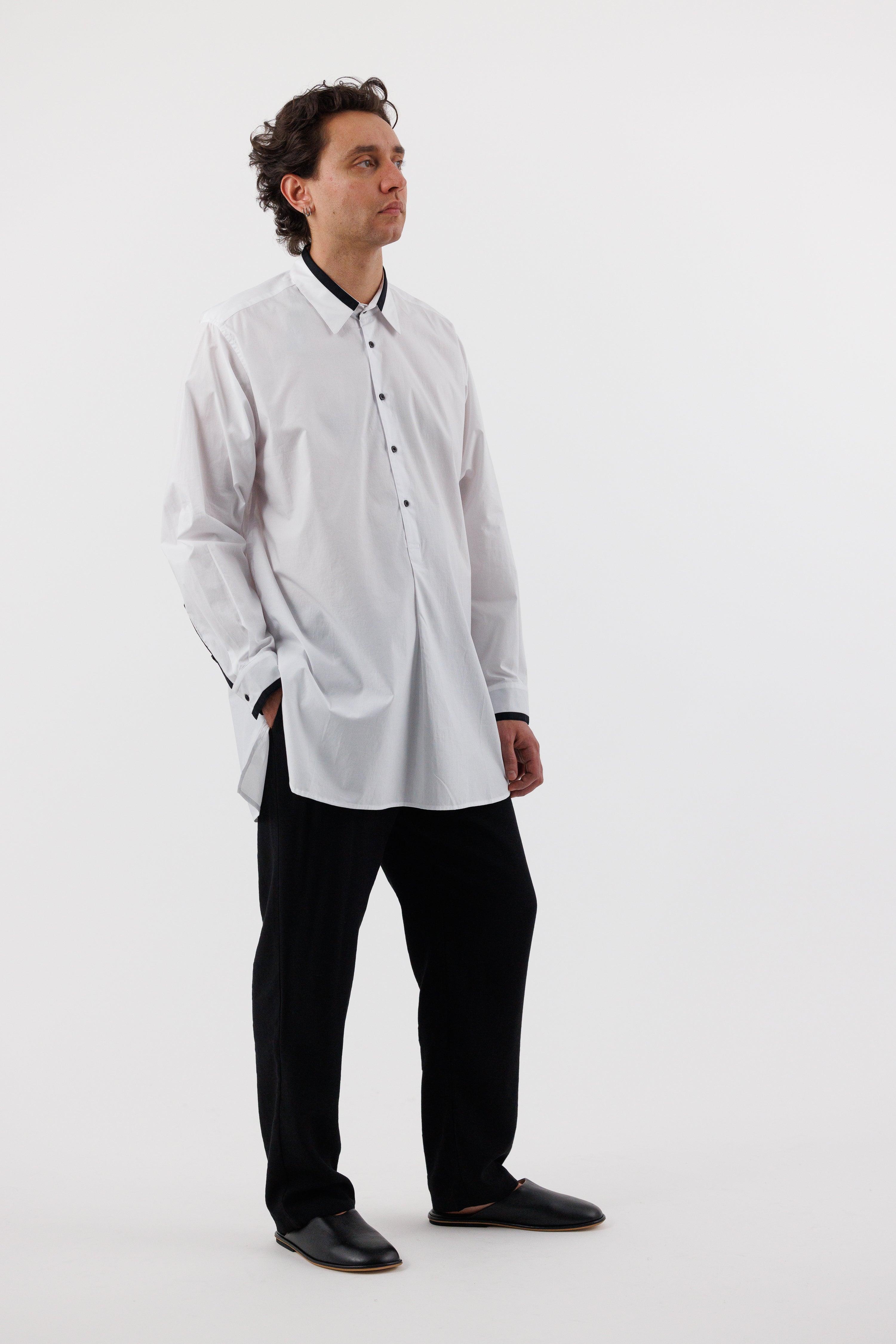 EMT -COLLARED TUNIC SHIRT
