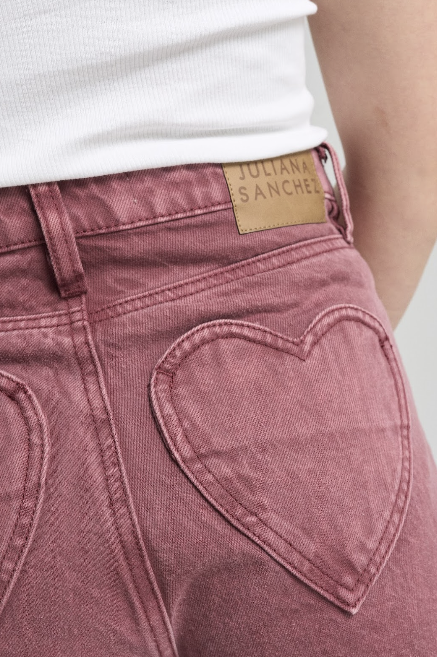 Jeans Bolsillos corazones