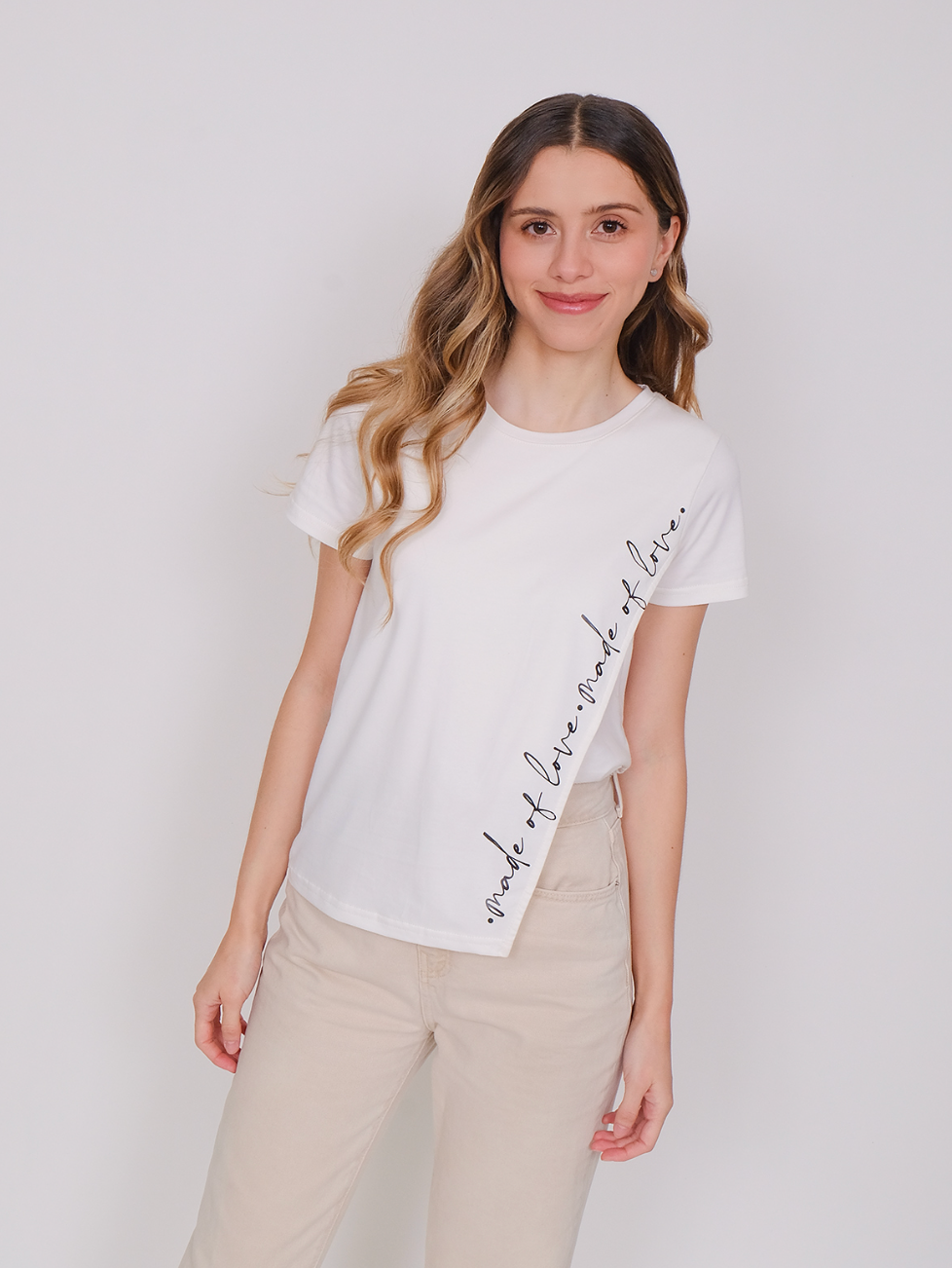 T-shirt "Made of love"