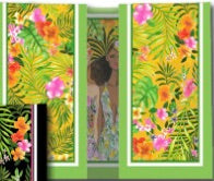 Yellow Garden Paradise shorts