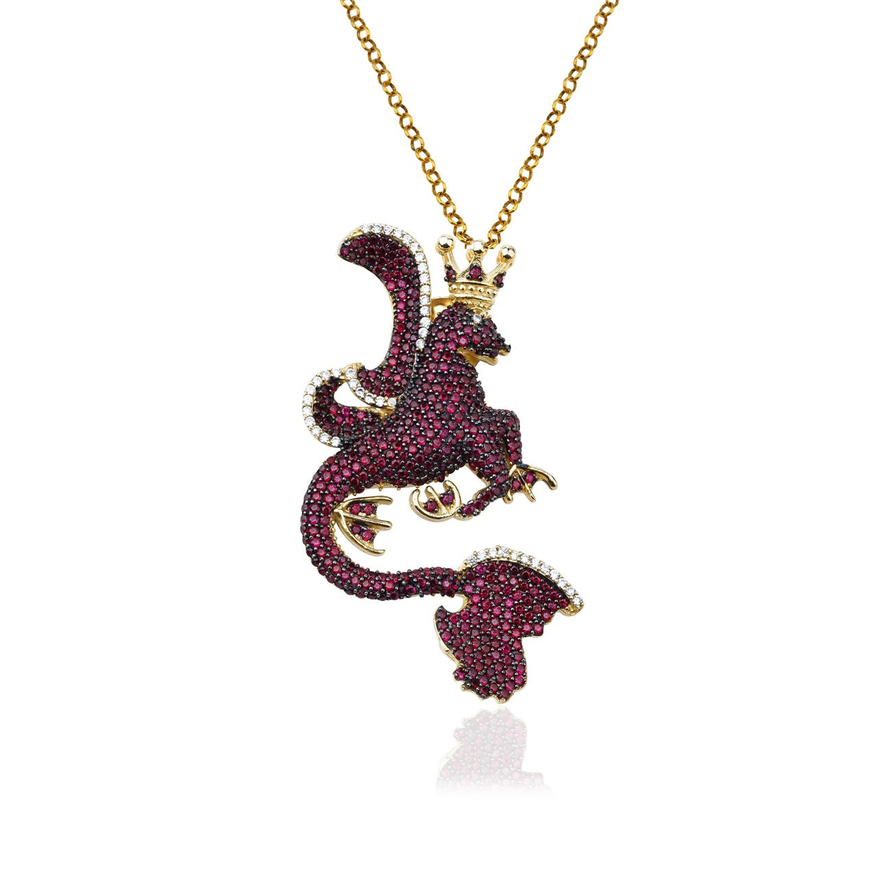 Secret of Stamboul Burgundry Necklace\Brooch