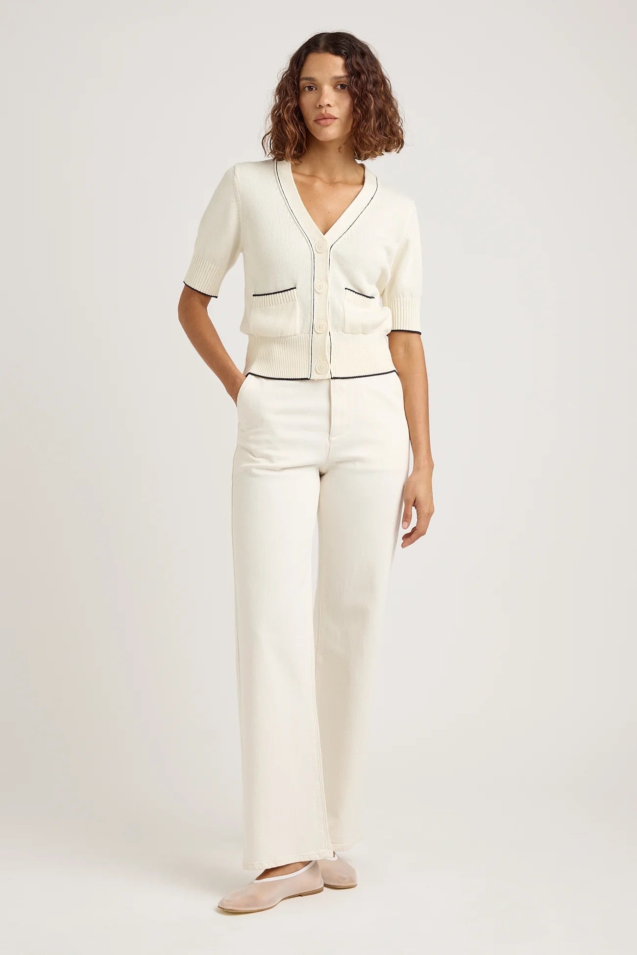 TRLE- Short Sleeve Cardigan