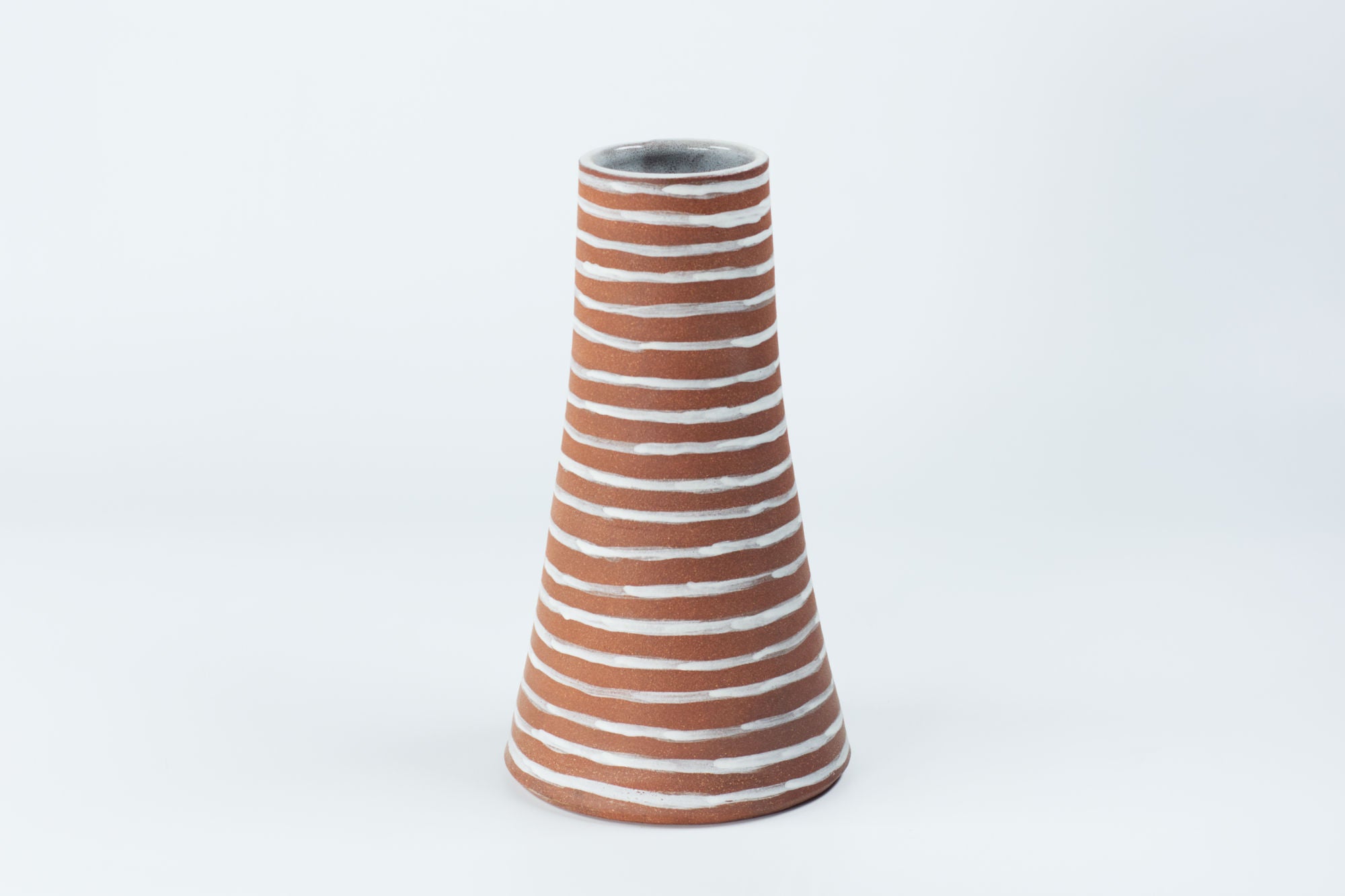 MMH Striped Ceramic Vase
