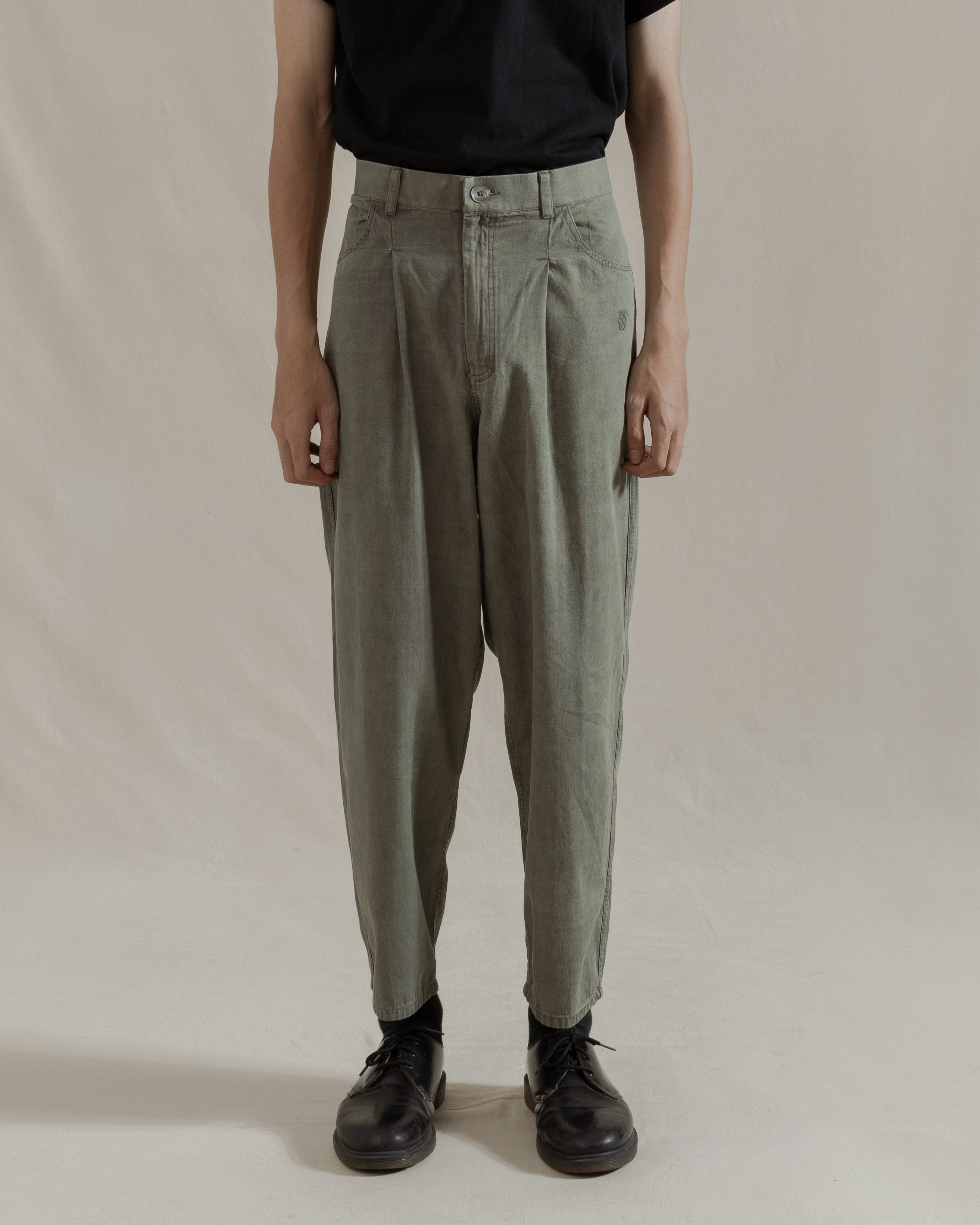 HARA - Everyday Pants - Indigo Moss - Cotton Heavy