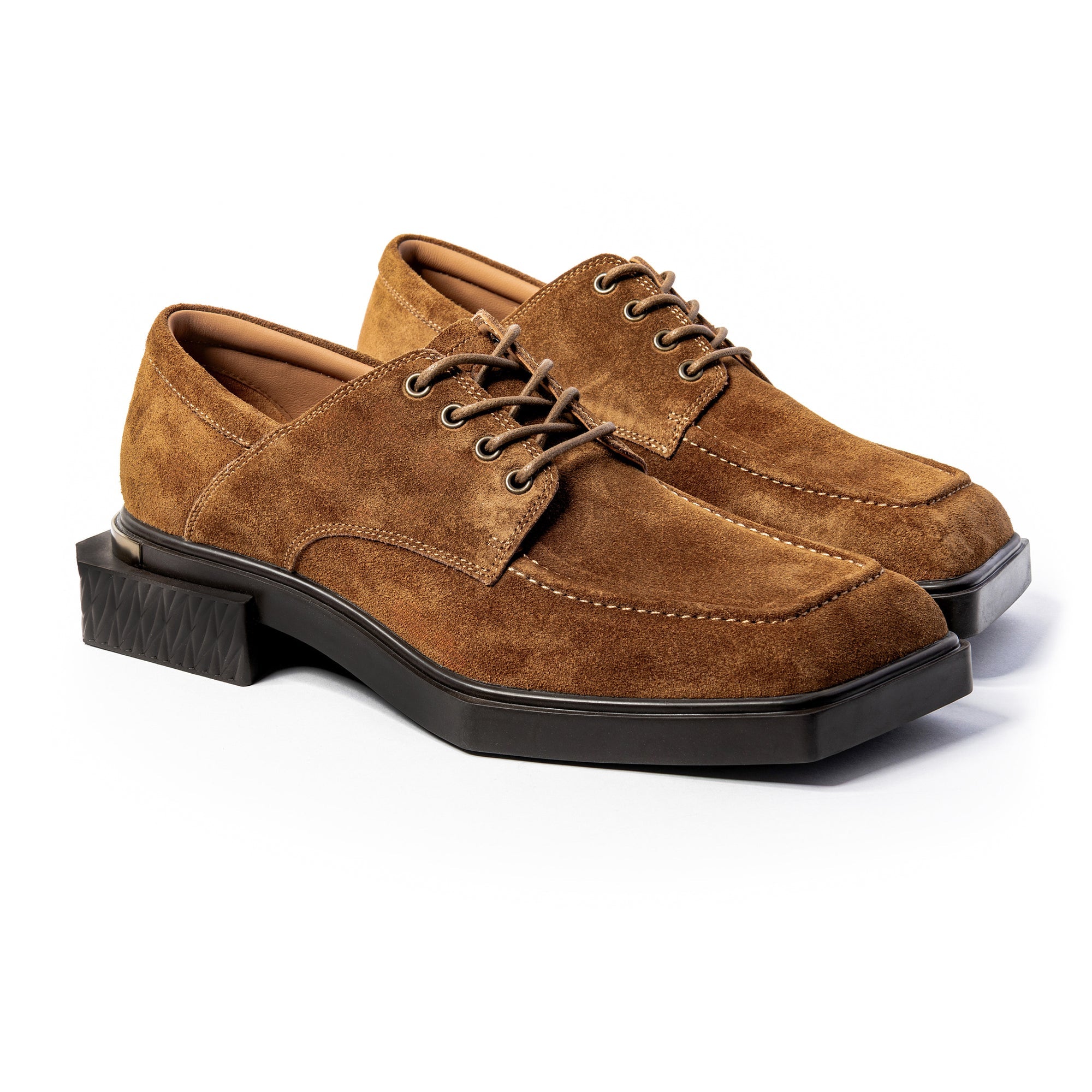 ADIEU BEING Suede Shoes in CLAY