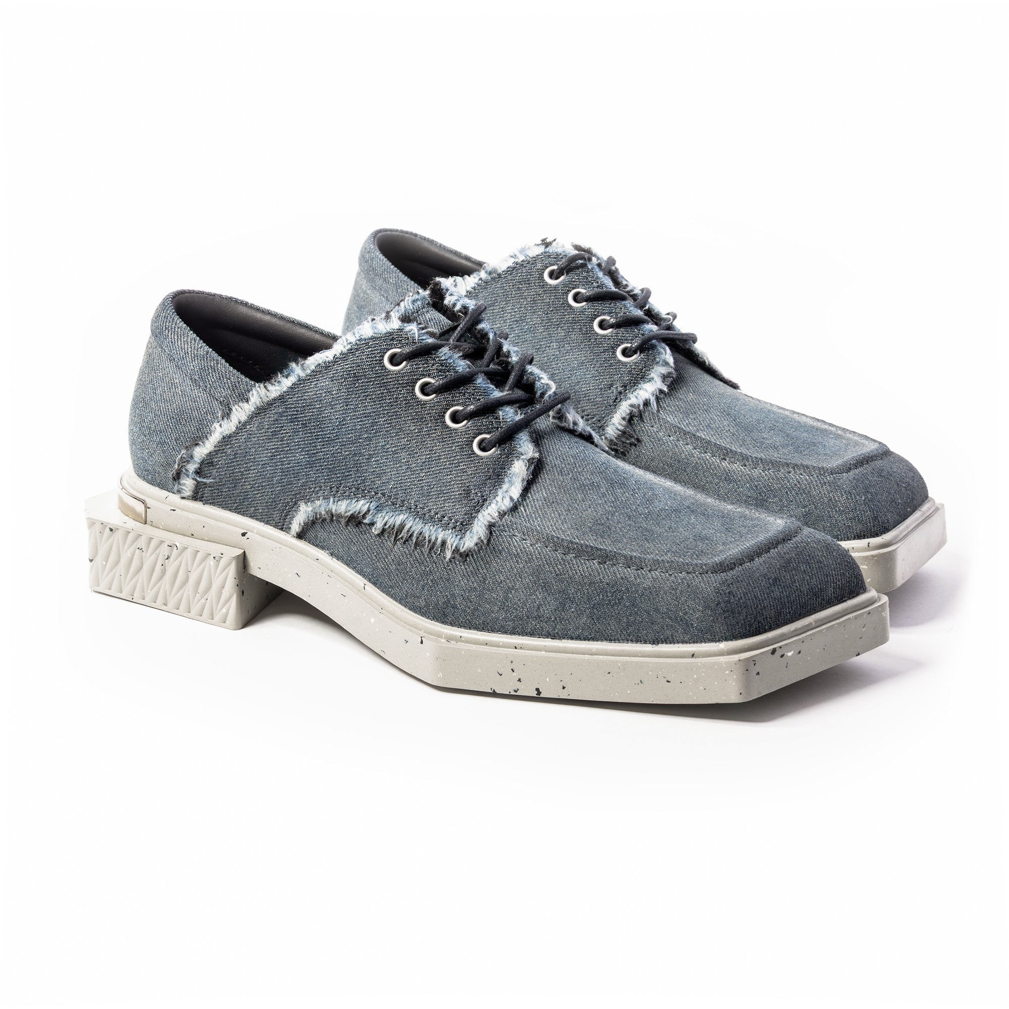 ADIEU BEING Denim Shoes in CONCRETE