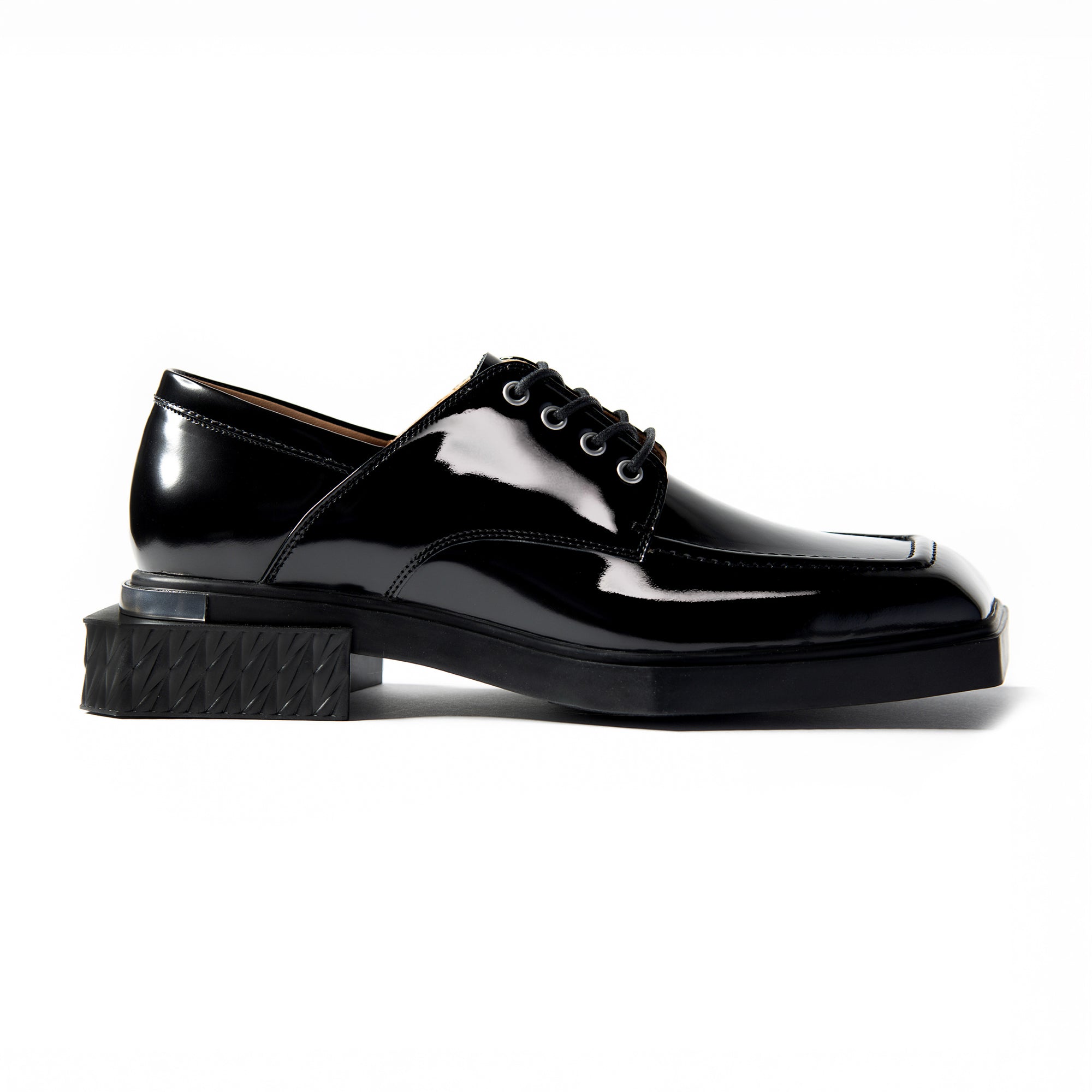 ADIEU BEING Leather Shoes in GRAPHITE