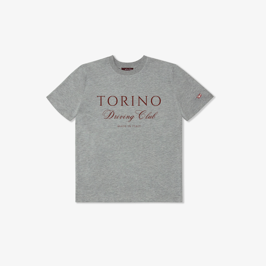 Torino Driving Club Tee - Heather Grey