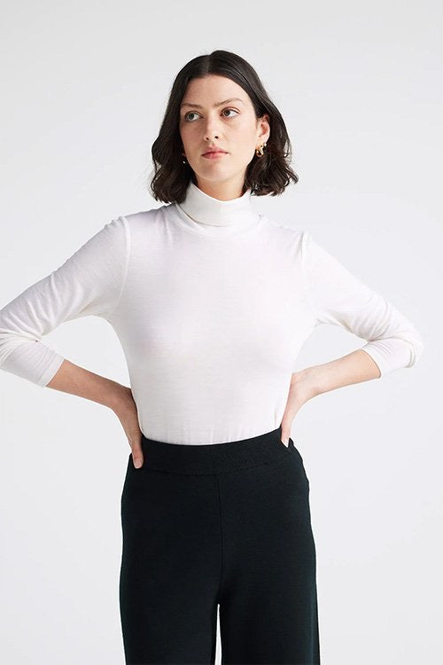 TRLE- Turtle Neck Merino Tee