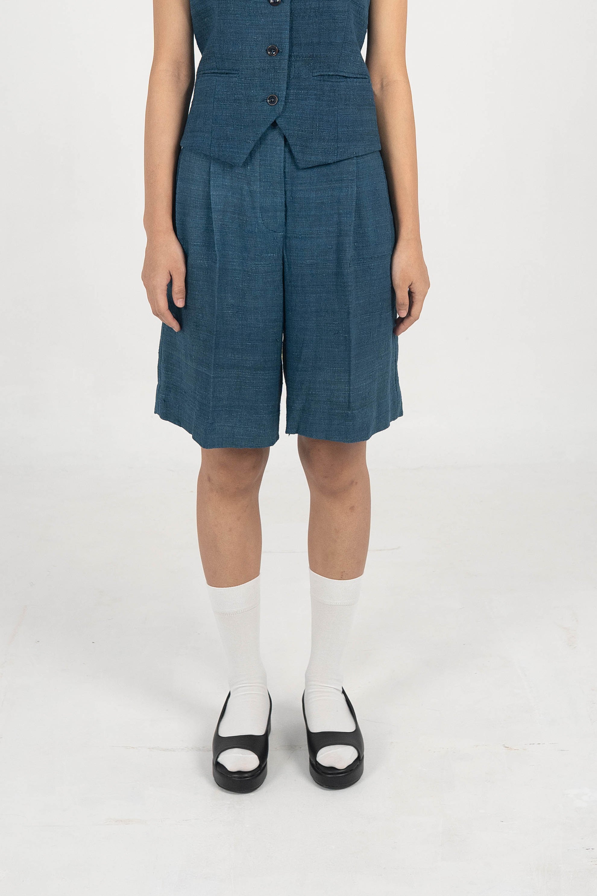 EXPLORER INDIGO ERI SILK SHORTS