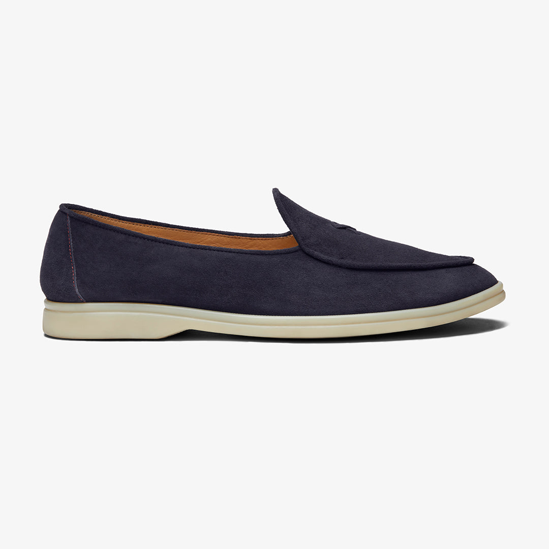 Men's Navy Suede Viaggio Loafer