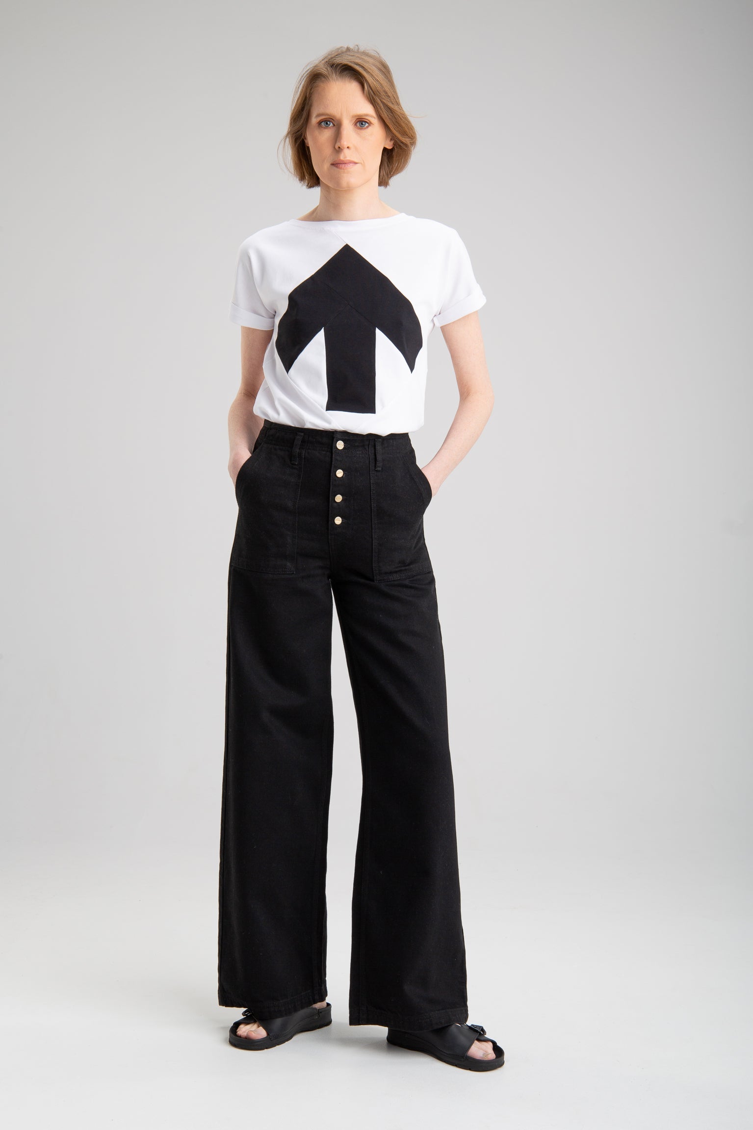 Womens Wide Legged Jeans