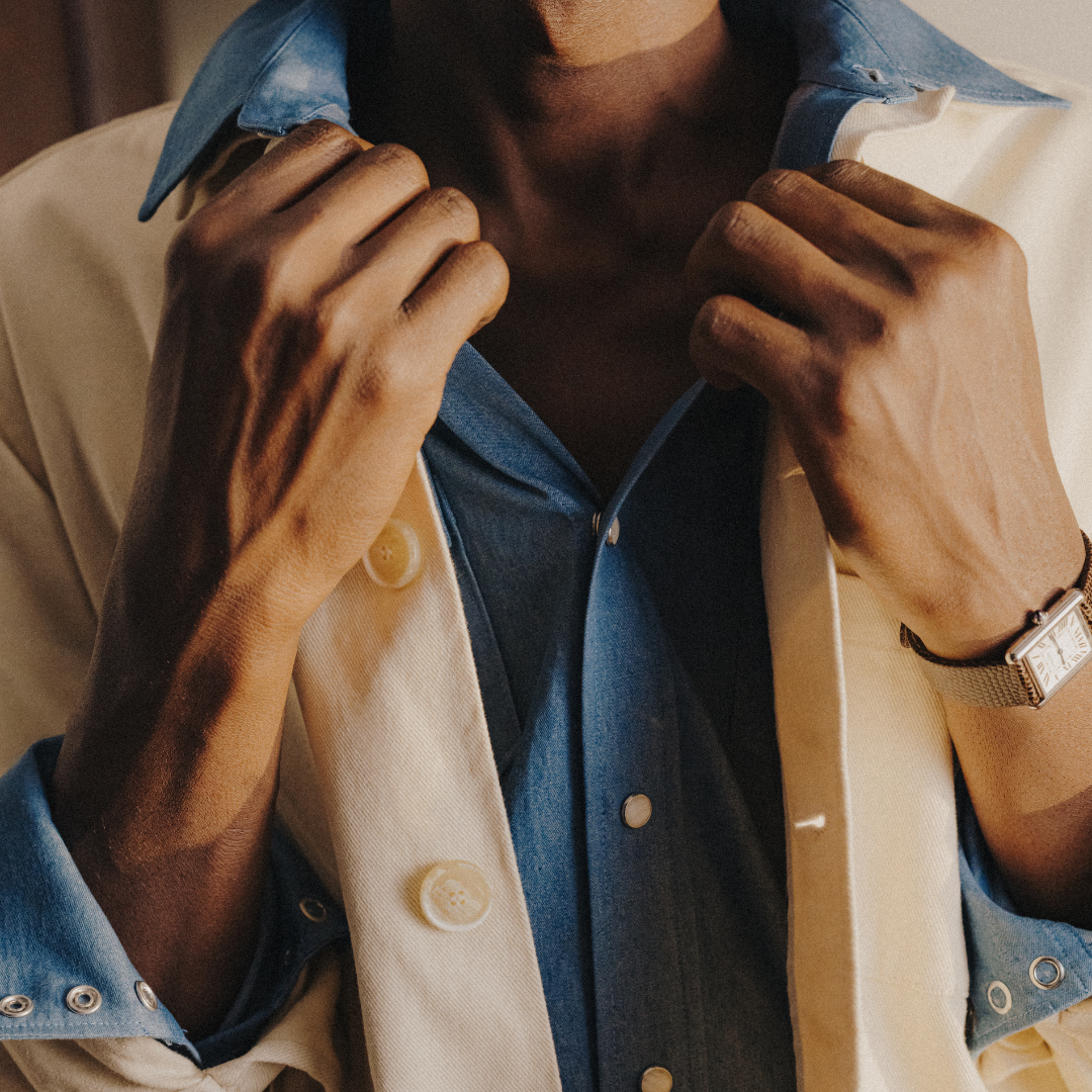 Western Shirt - Solid Blue