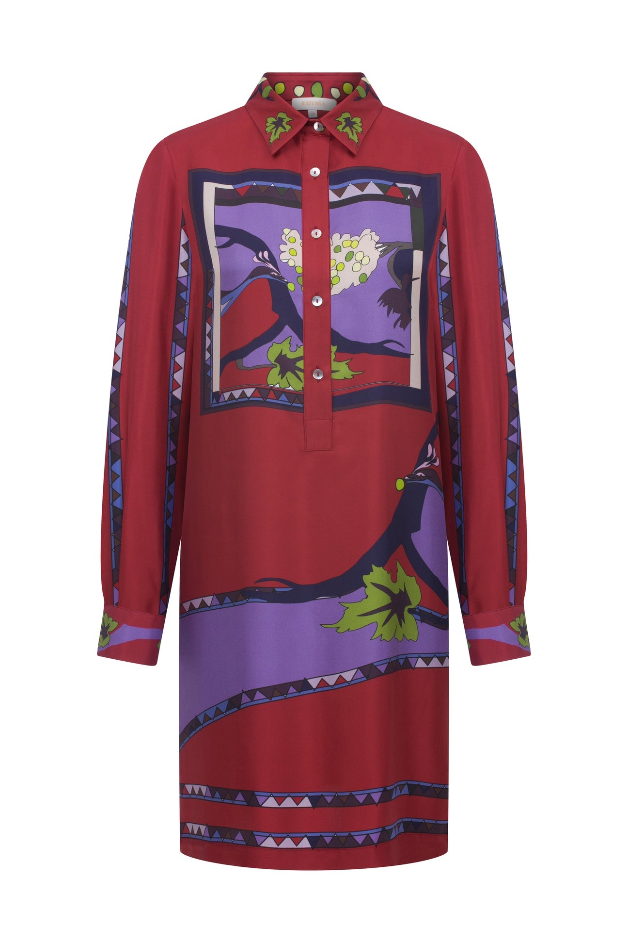 Zeugma Silk Short Dress Kutnia