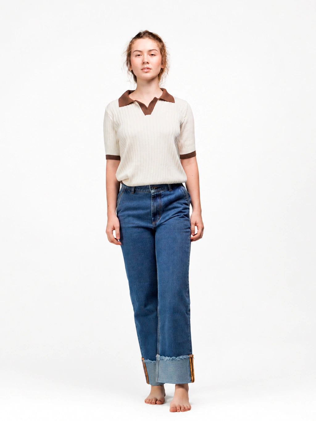 CROPPED PANTS MIEL DE ORILLA